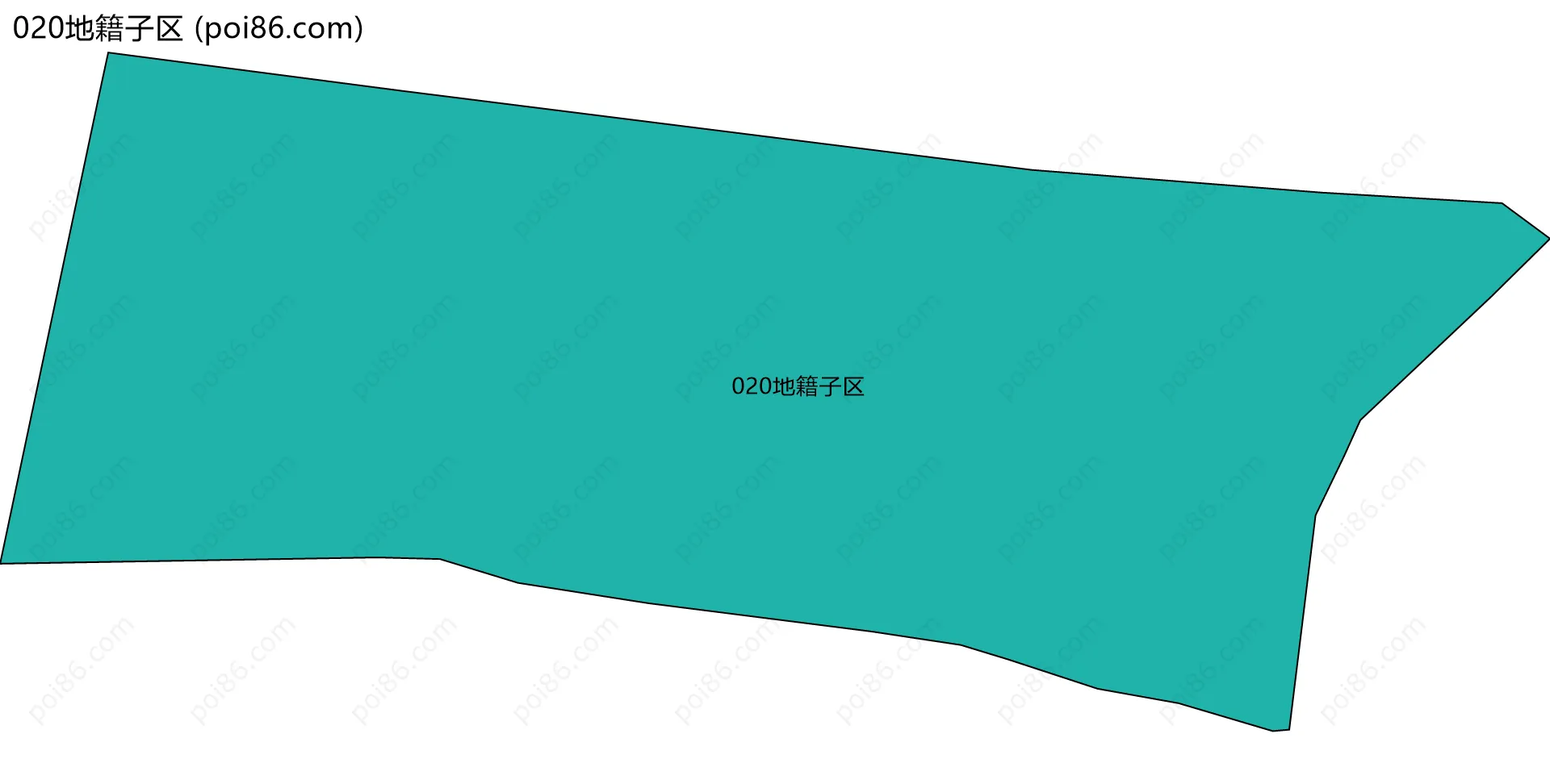 020地籍子区边界地图