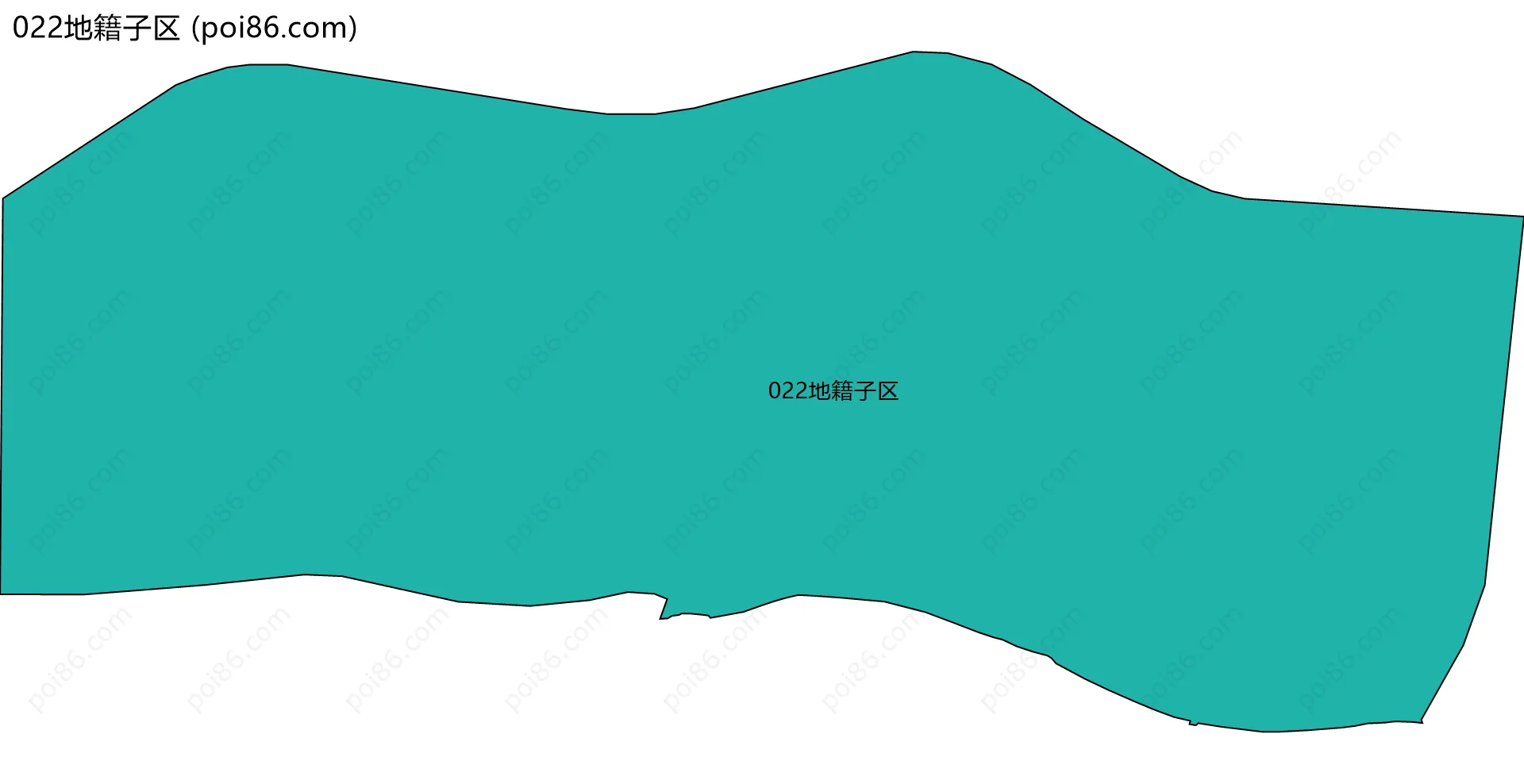 022地籍子区边界地图