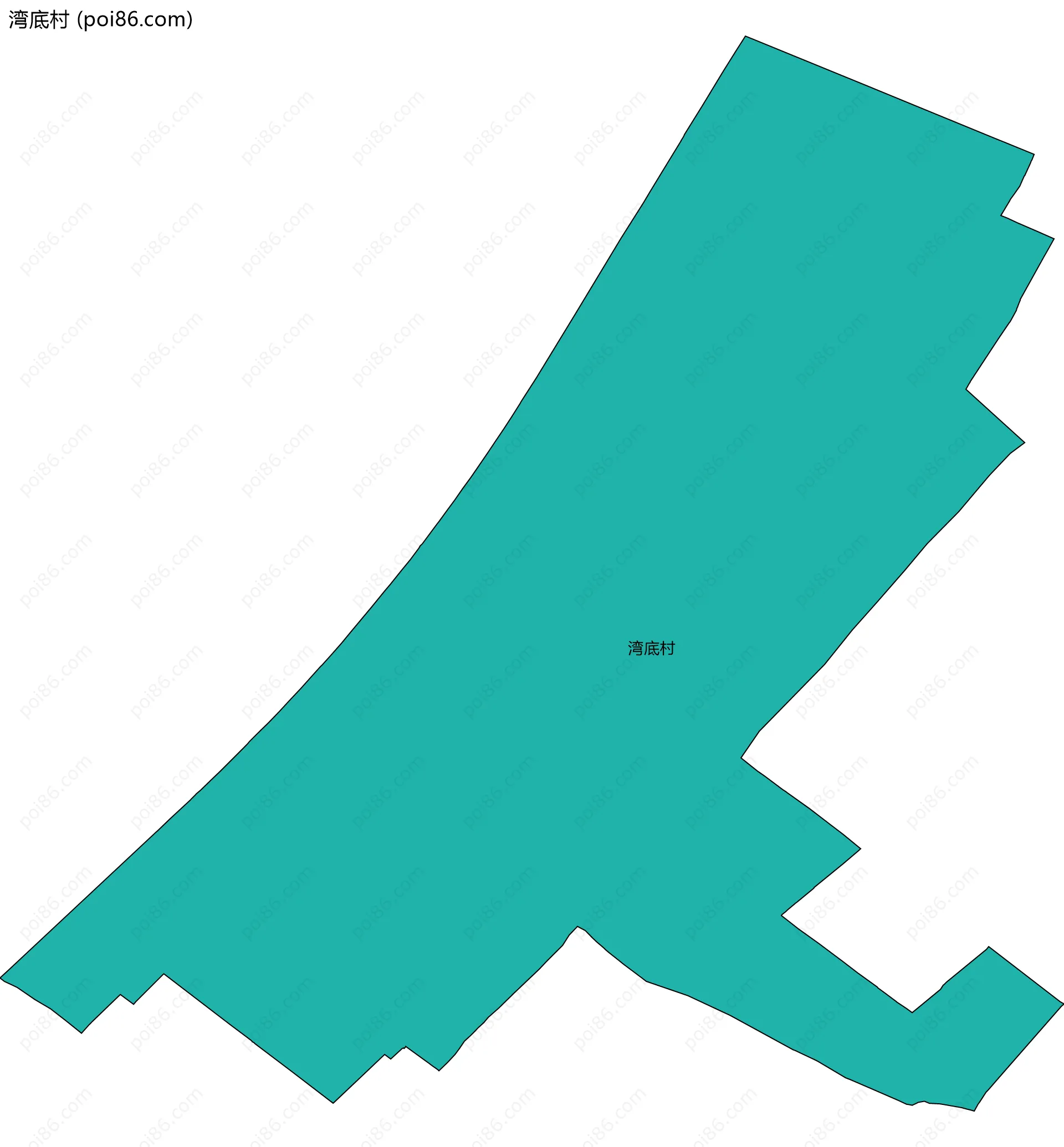 湾底村边界地图