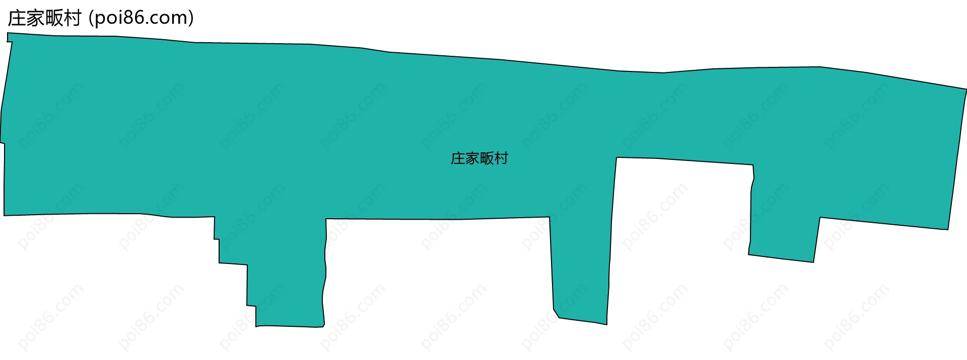 庄家畈村边界地图