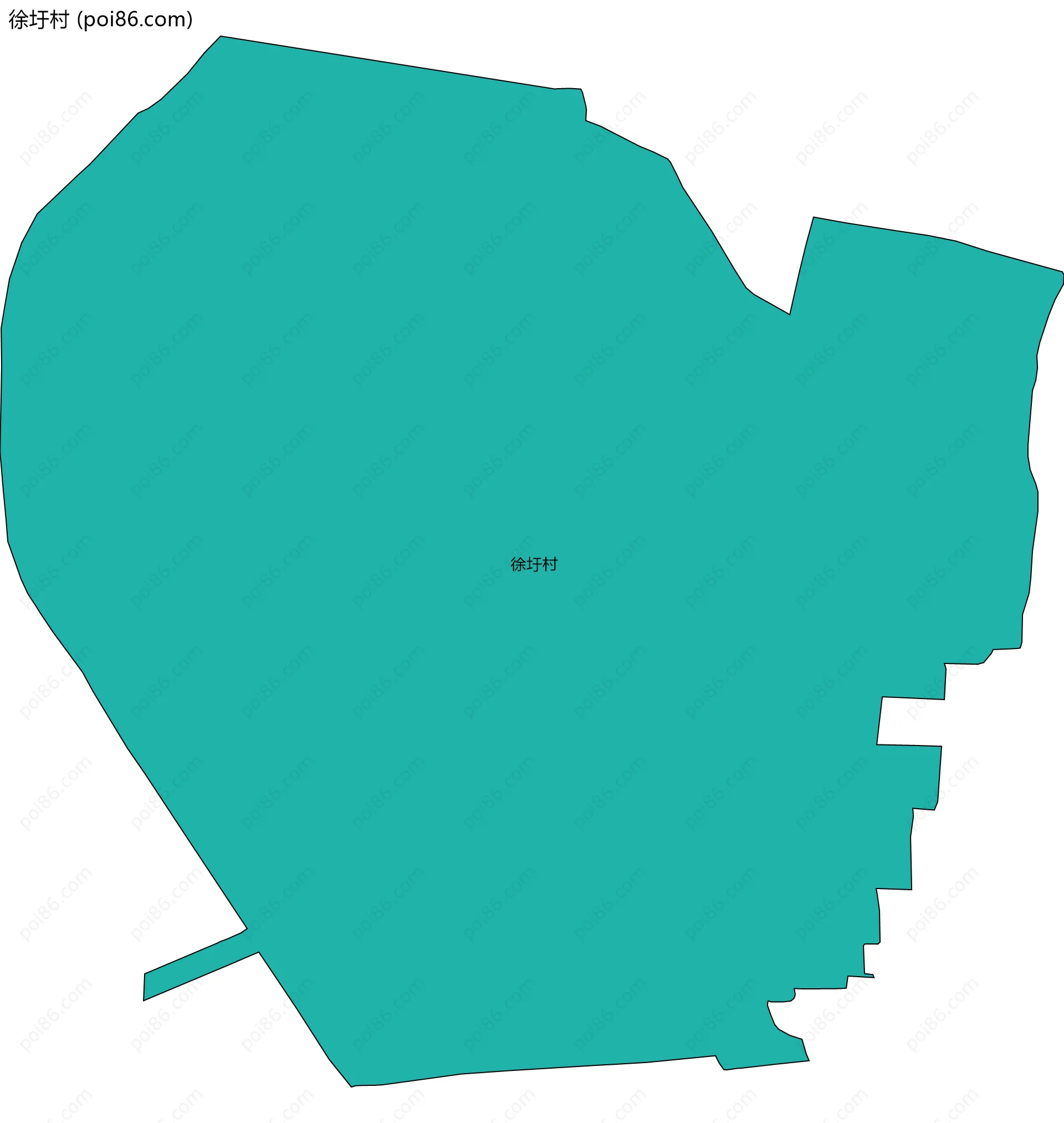 徐圩村边界地图