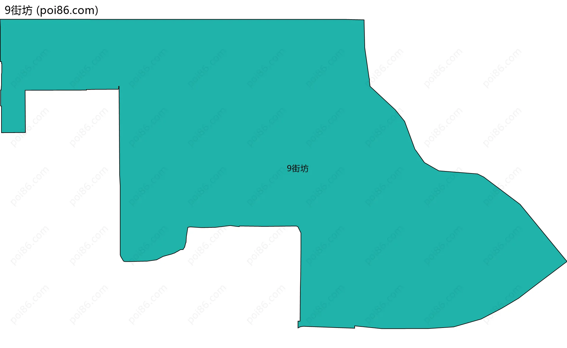 9街坊边界地图