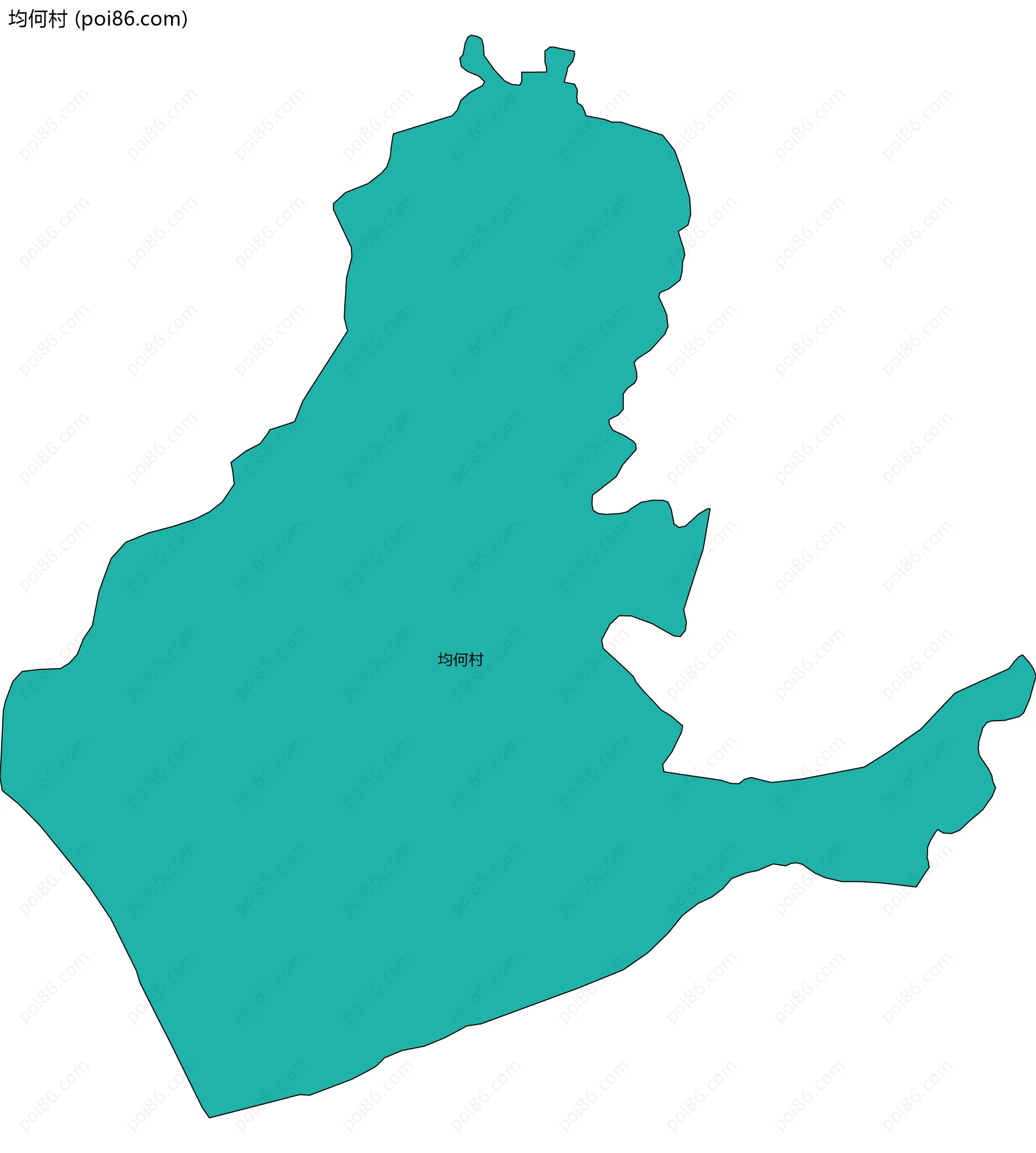 均何村边界地图