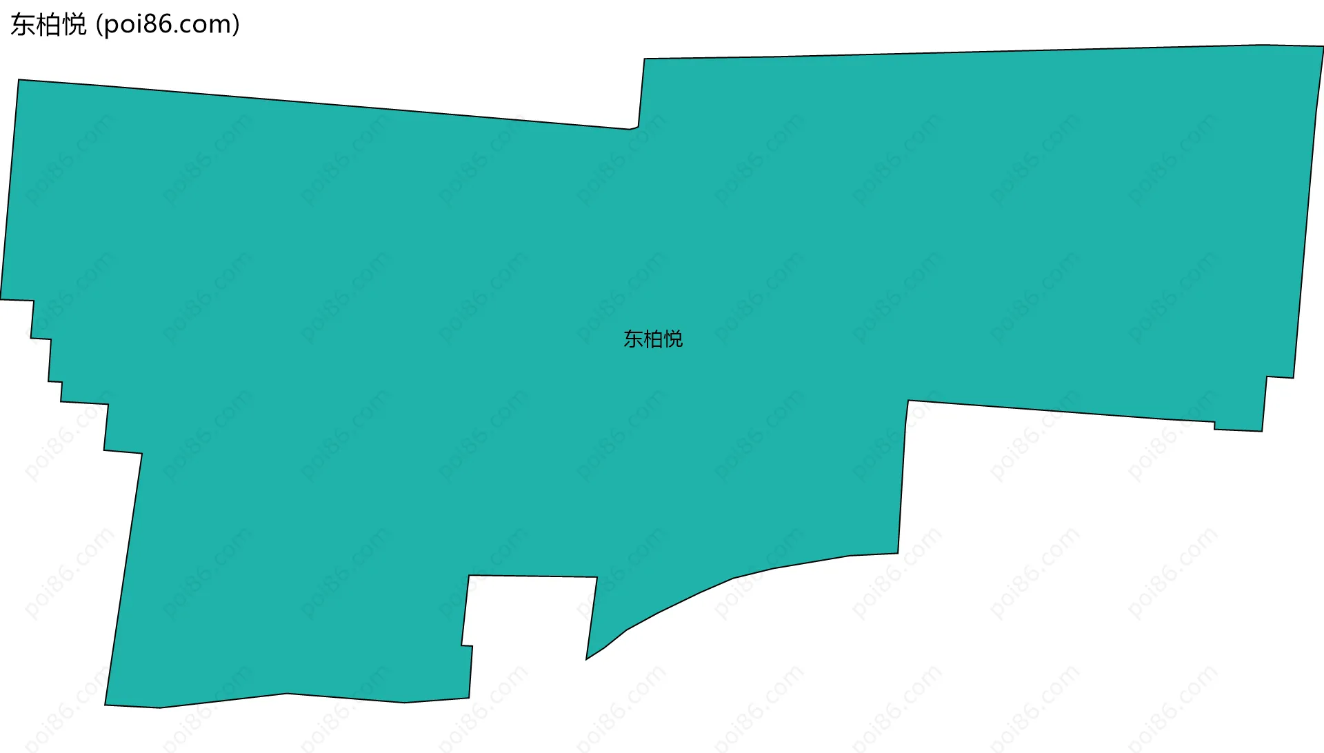 东柏悦边界地图