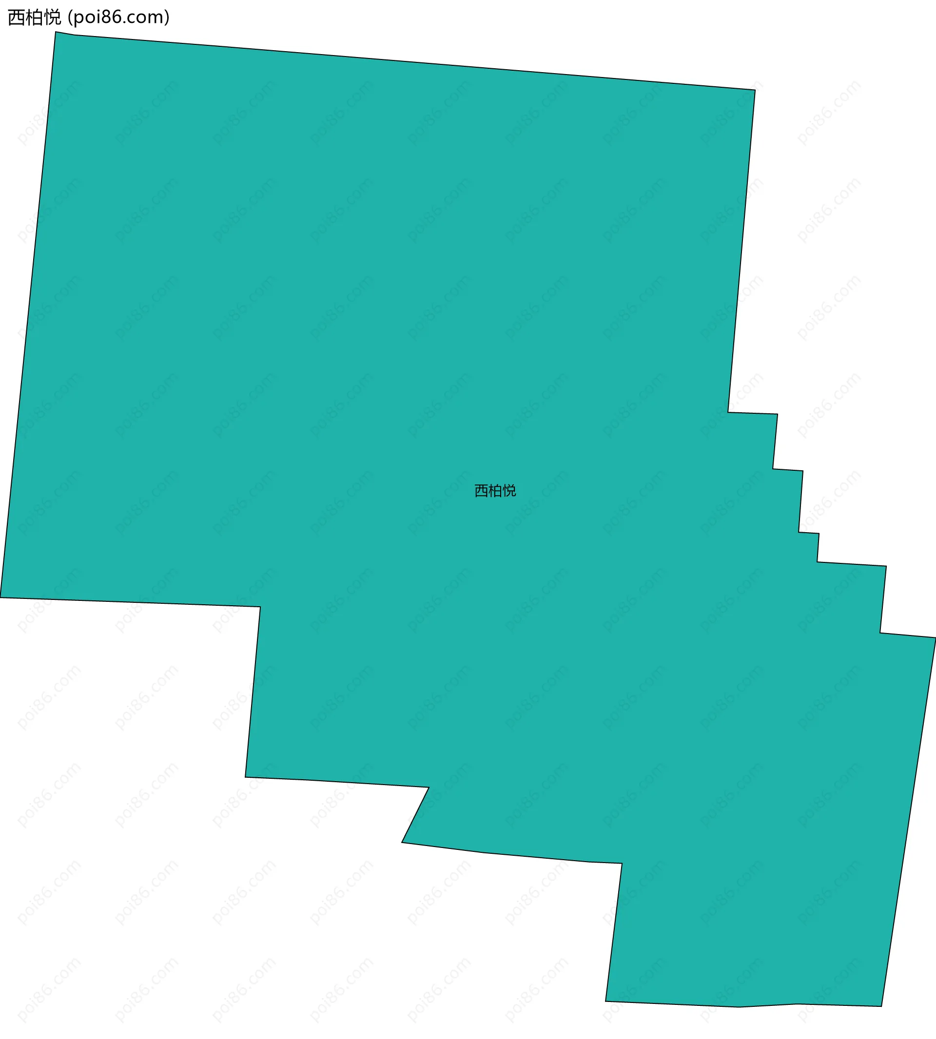 西柏悦边界地图