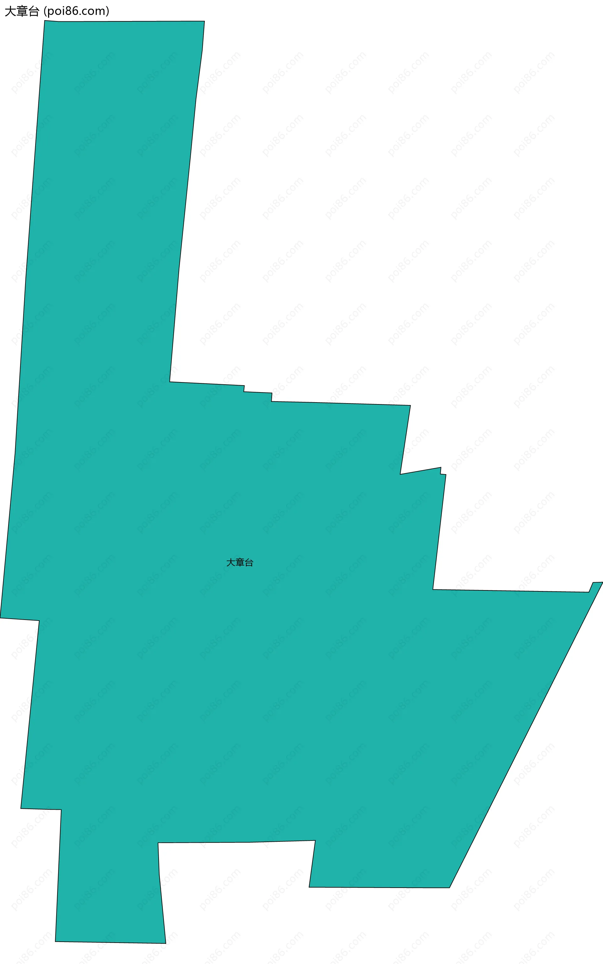 大章台边界地图