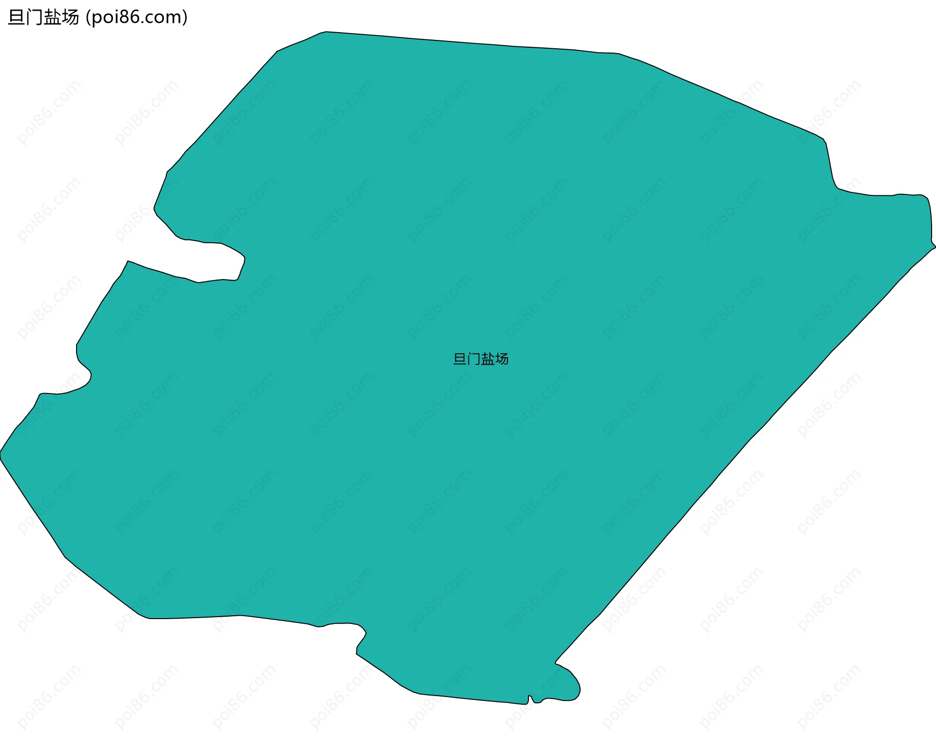 旦门盐场边界地图