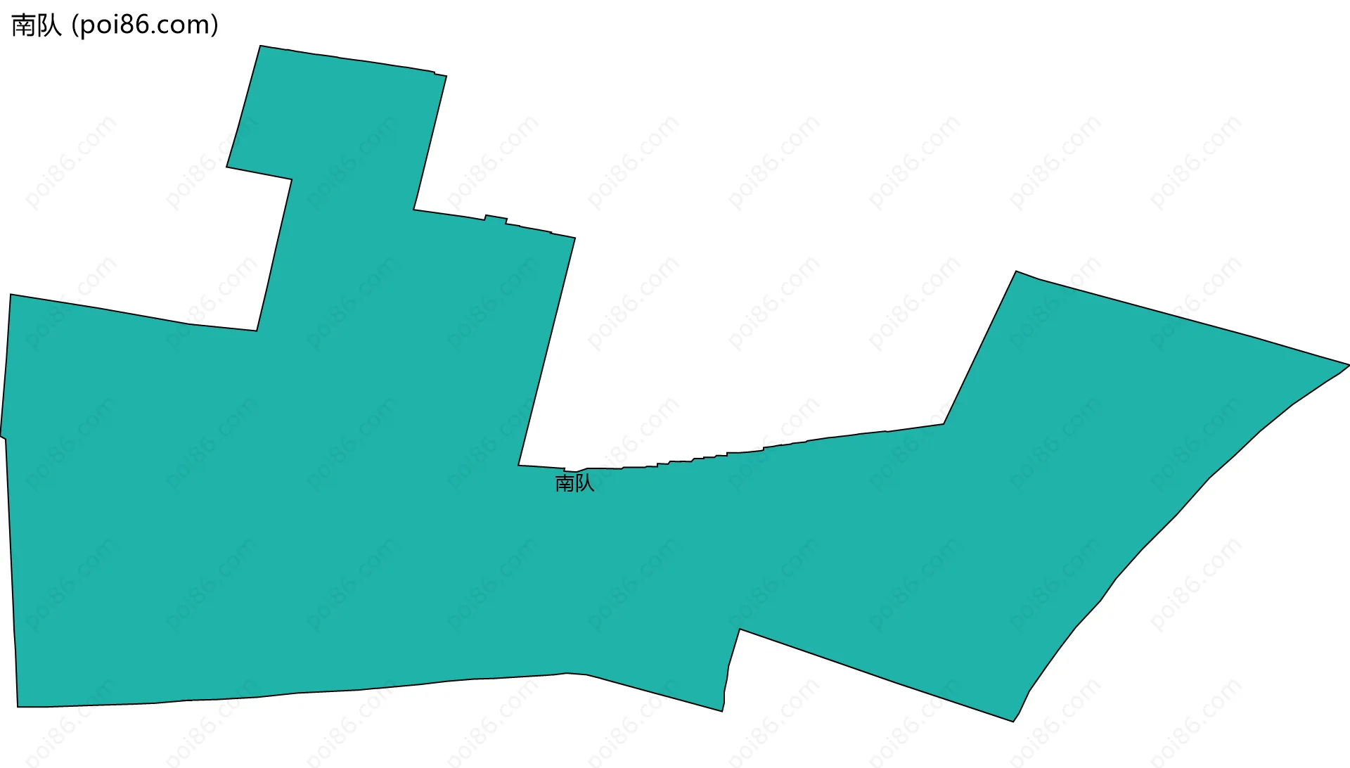 南队边界地图