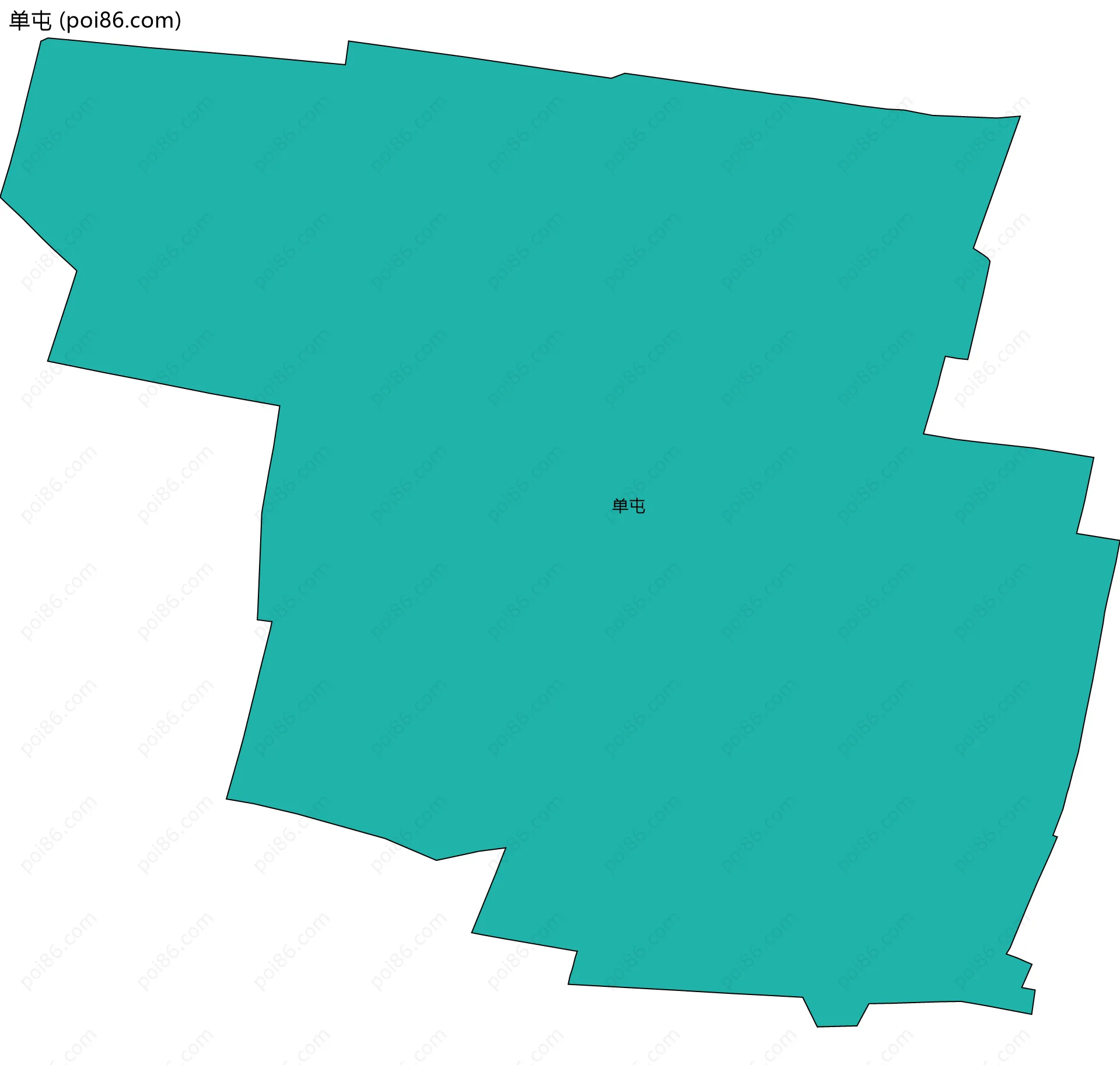 单屯边界地图