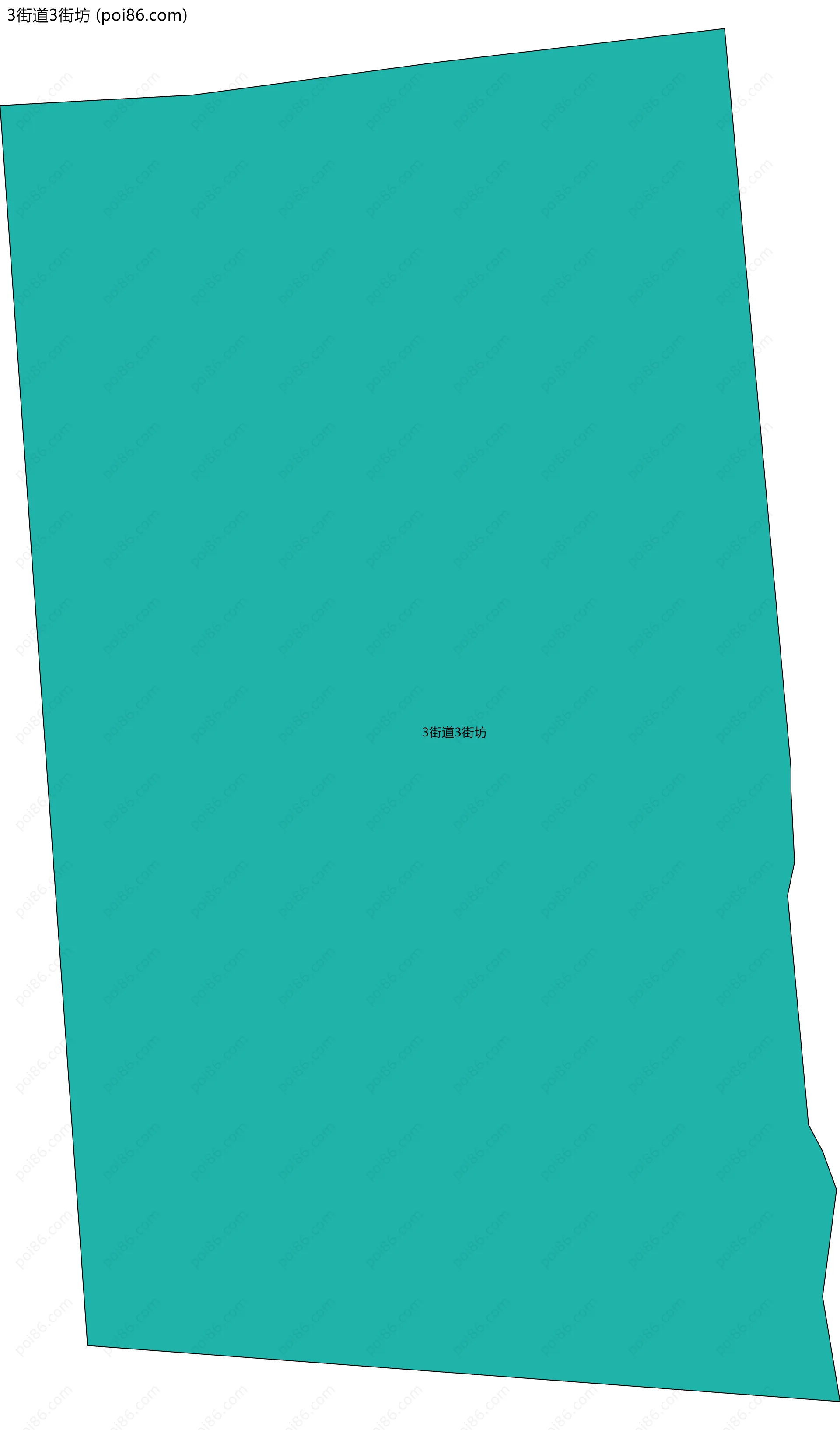 3街道3街坊边界地图