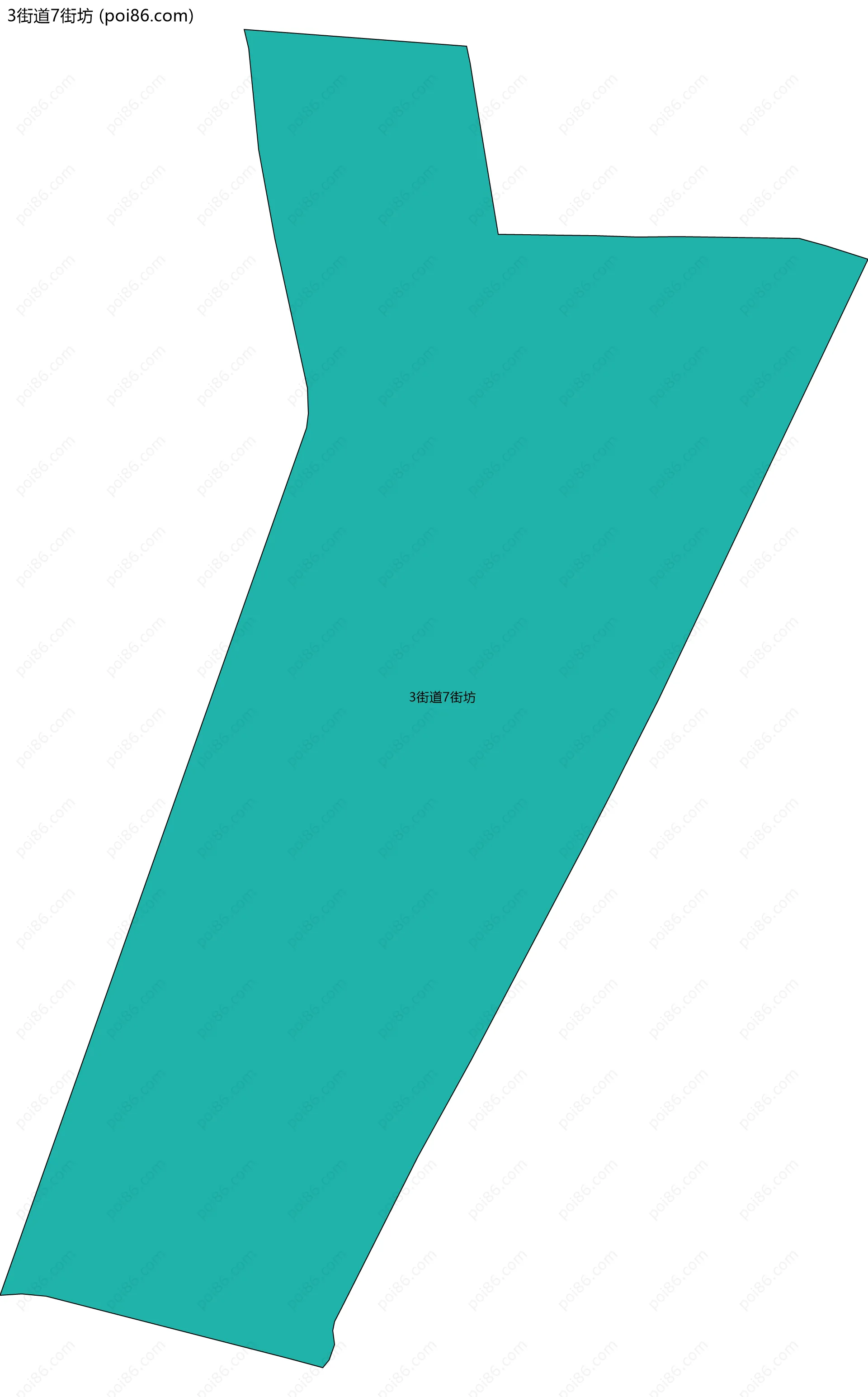 3街道7街坊边界地图