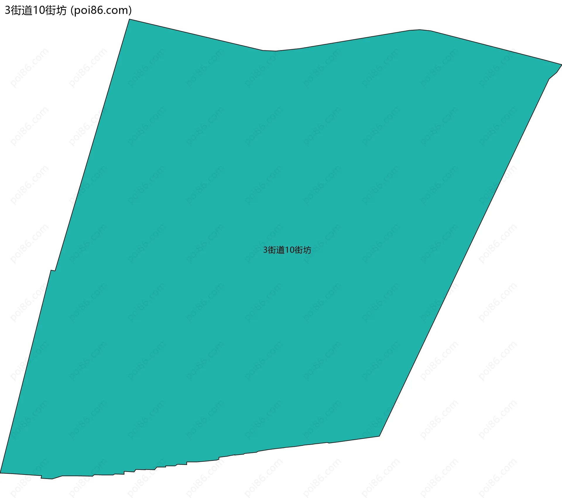 3街道10街坊边界地图