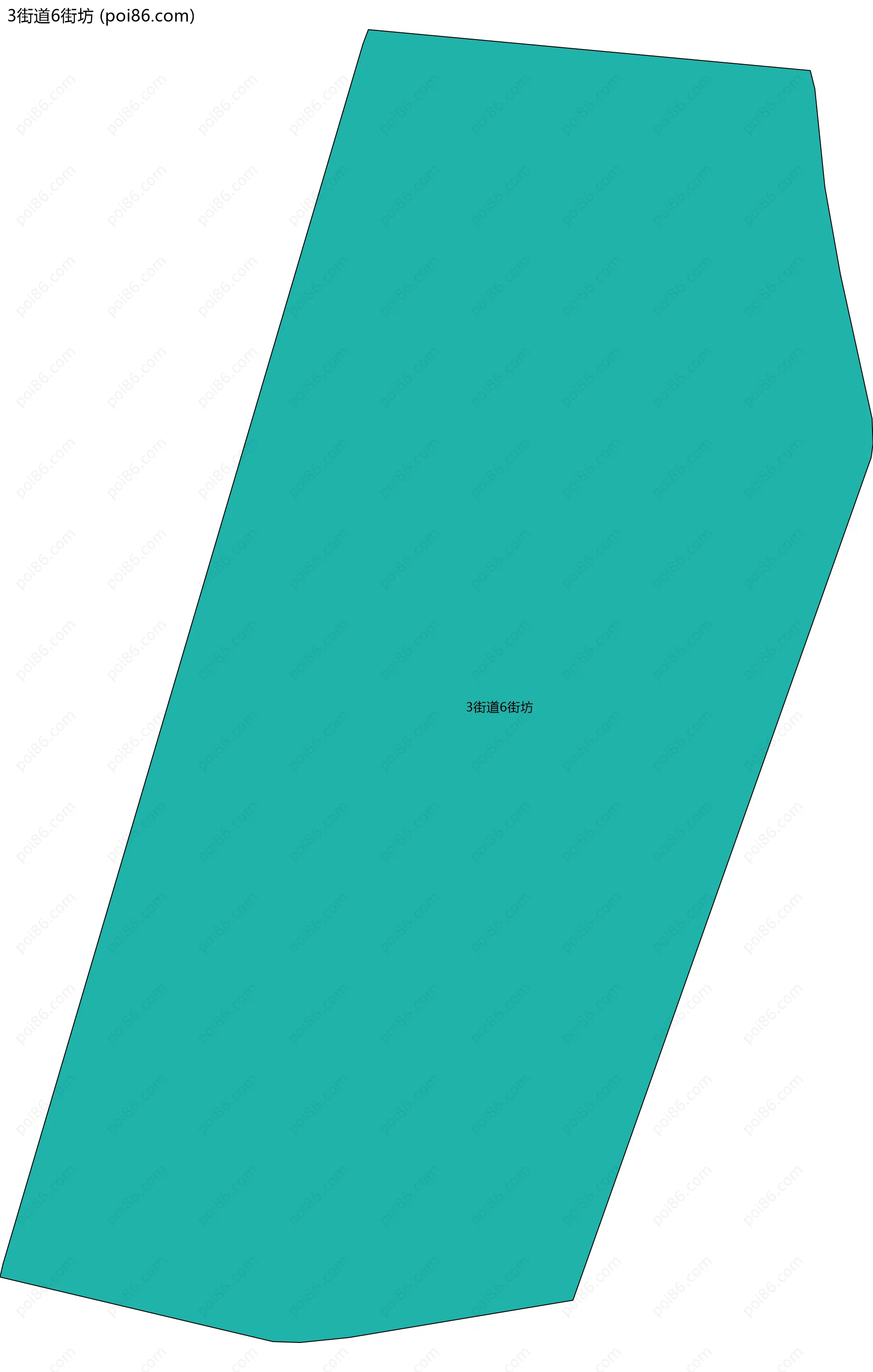 3街道6街坊边界地图