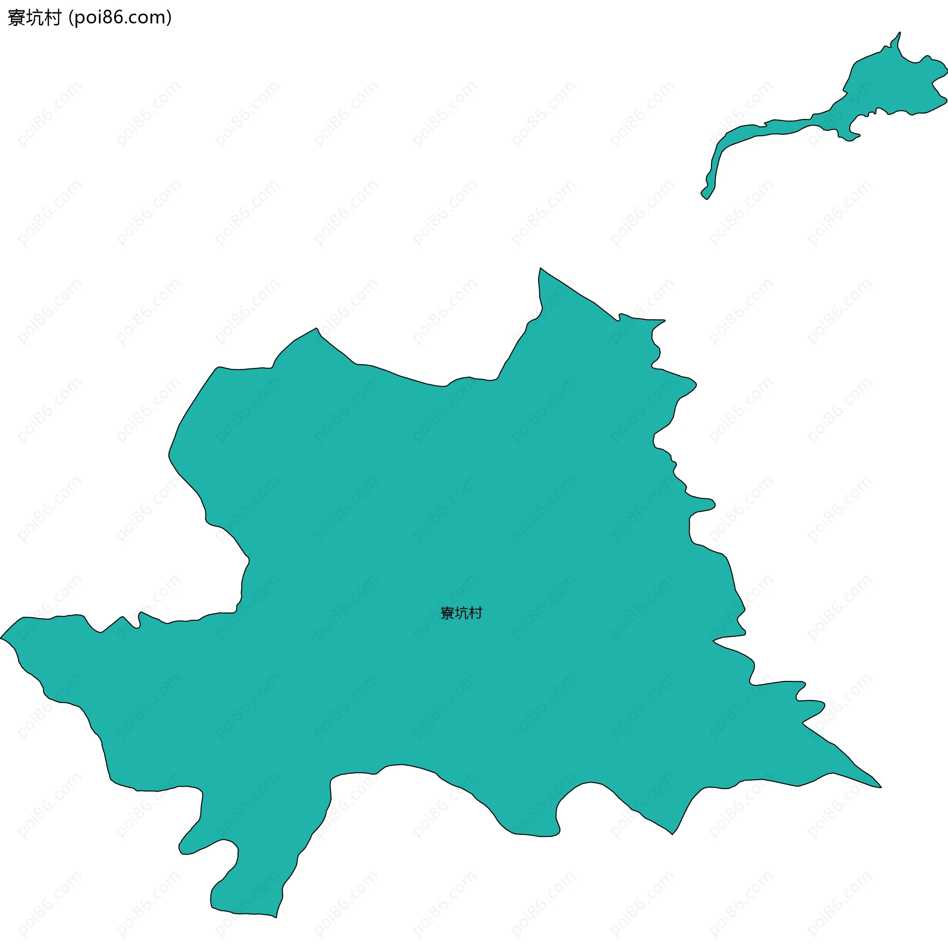 寮坑村边界地图