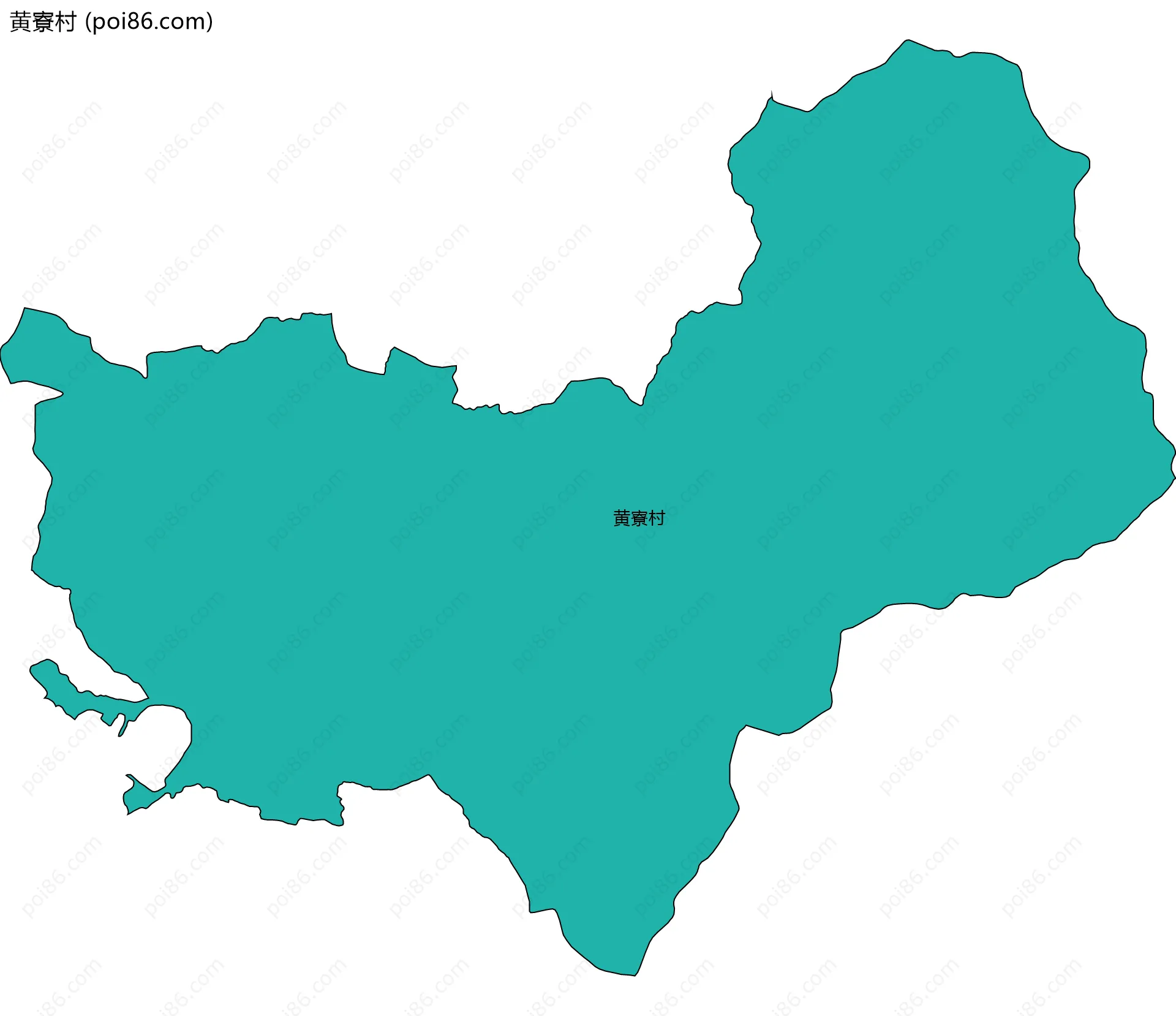 黄寮村边界地图