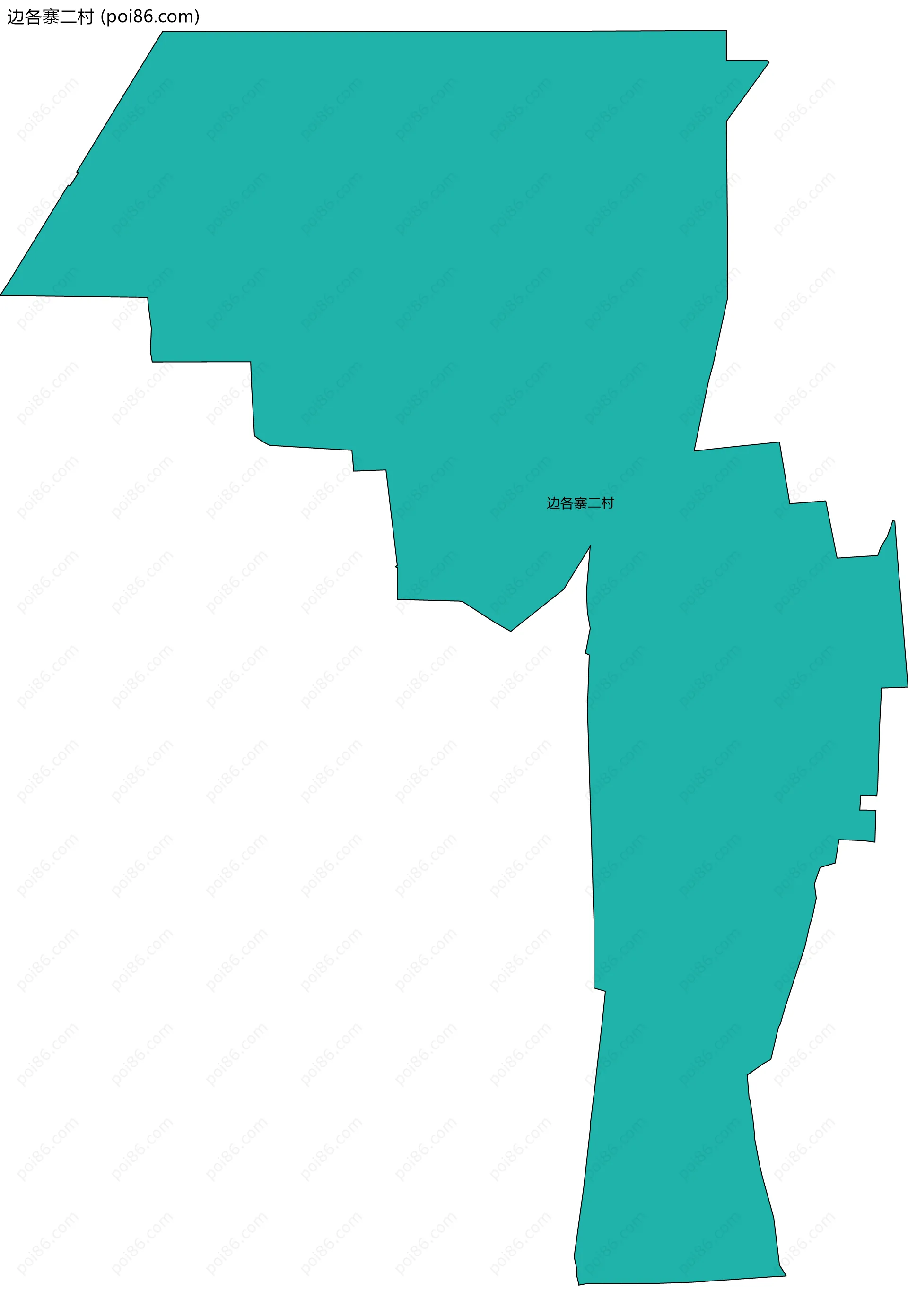 边各寨二村边界地图