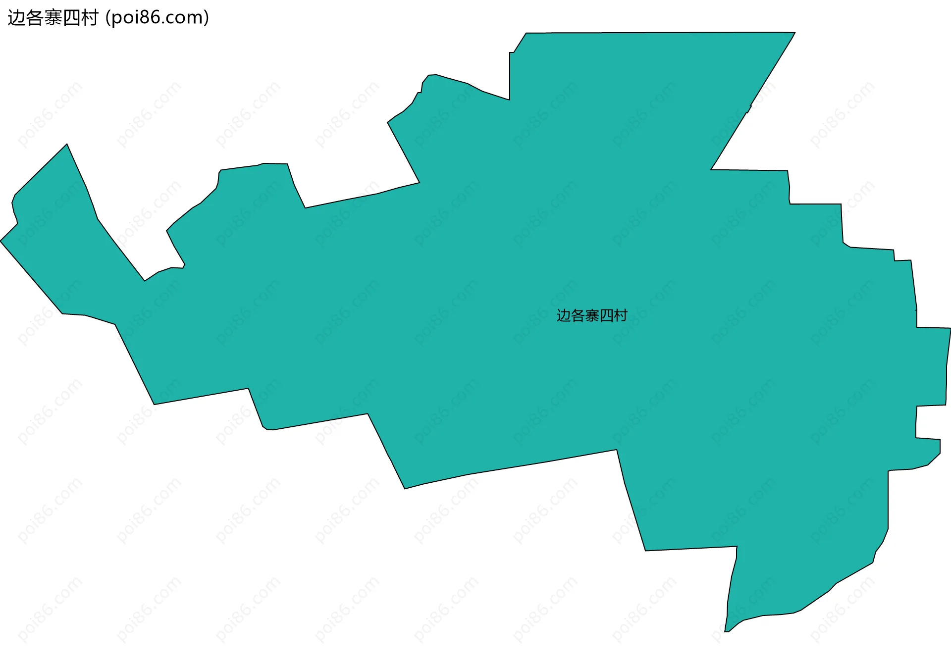 边各寨四村边界地图