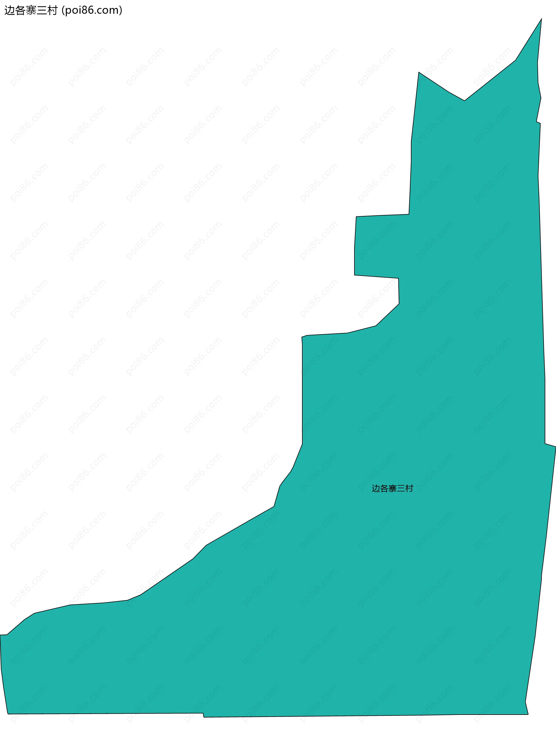 边各寨三村边界地图