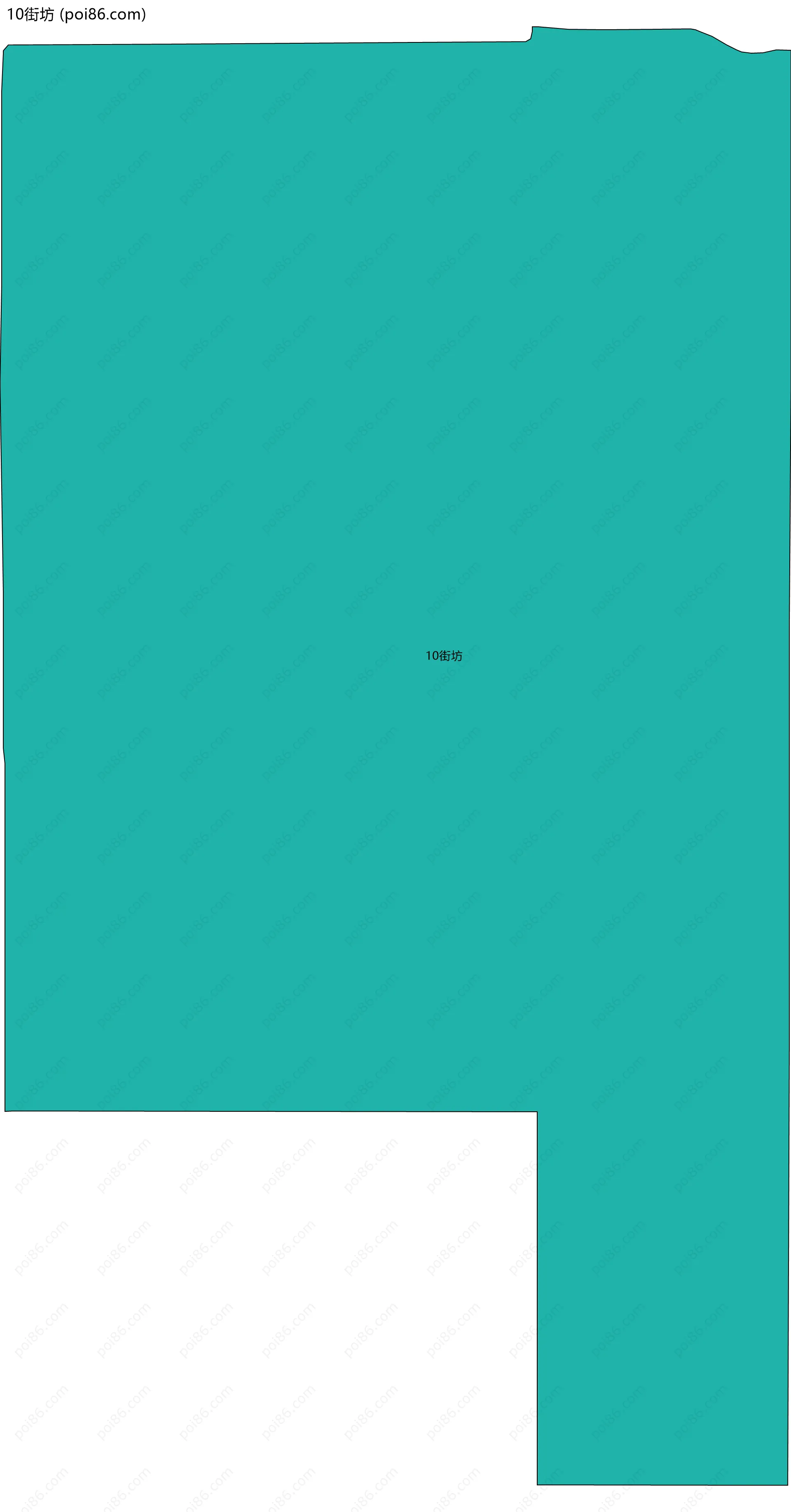 10街坊边界地图