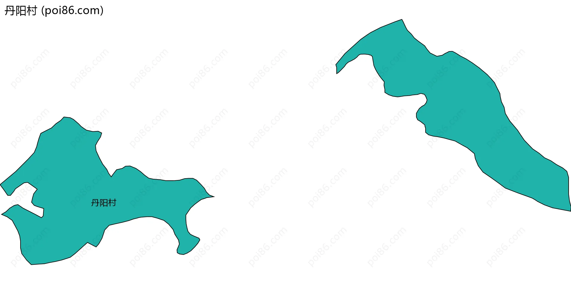 丹阳村边界地图