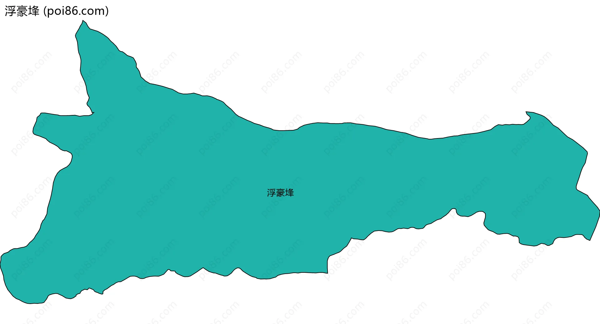 浮豪埄边界地图