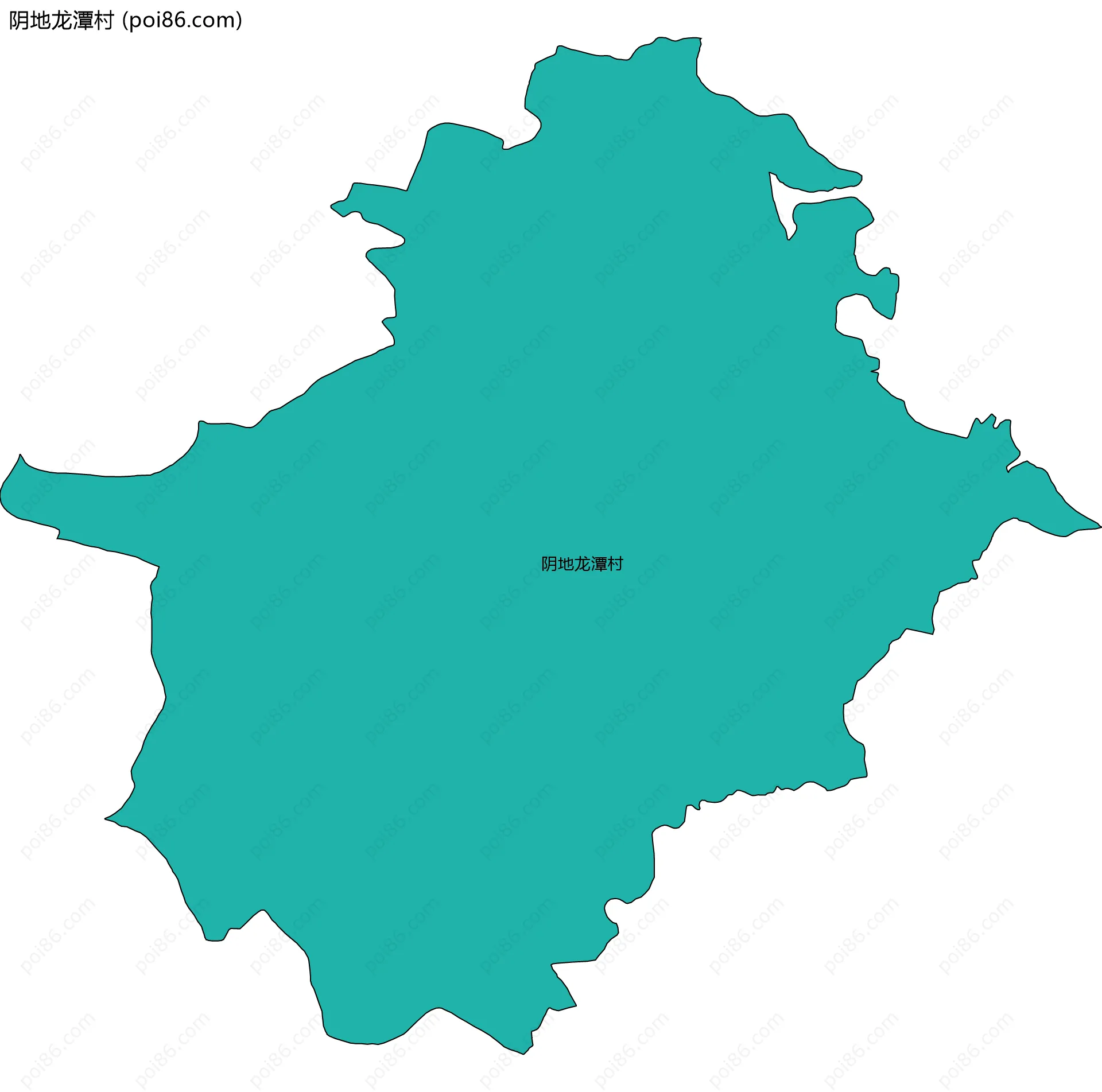 阴地龙潭村边界地图