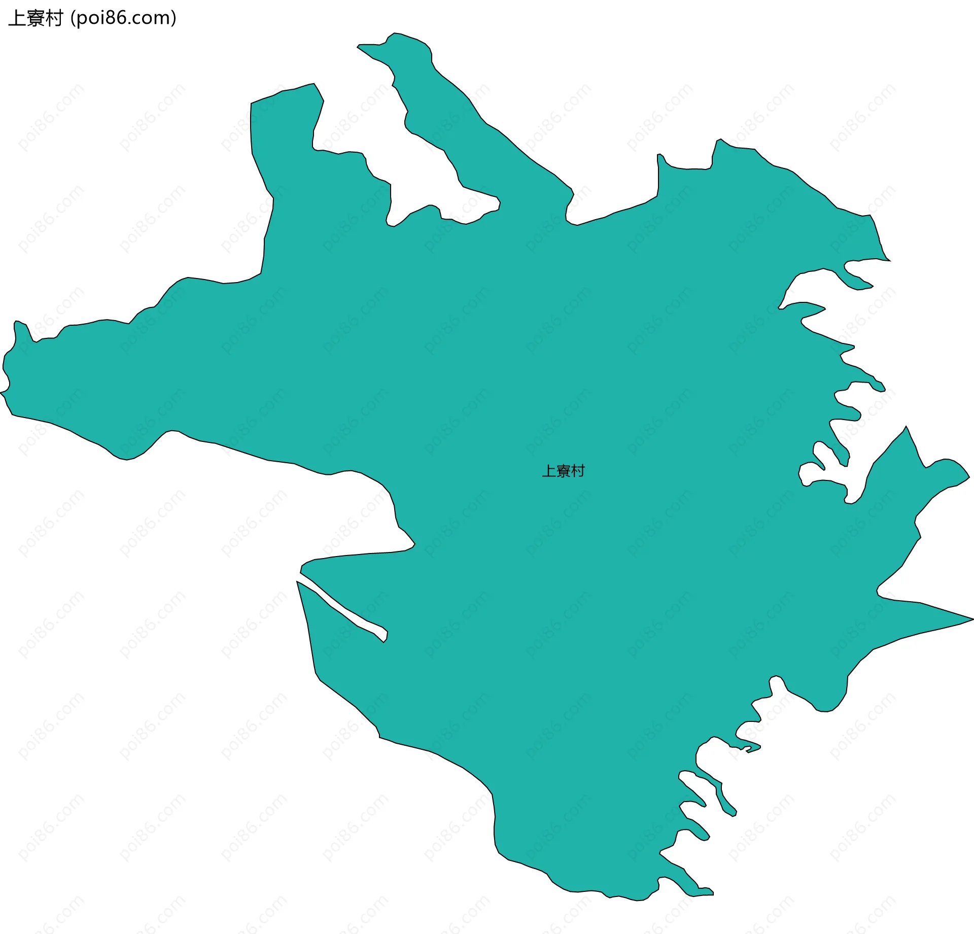 上寮村边界地图