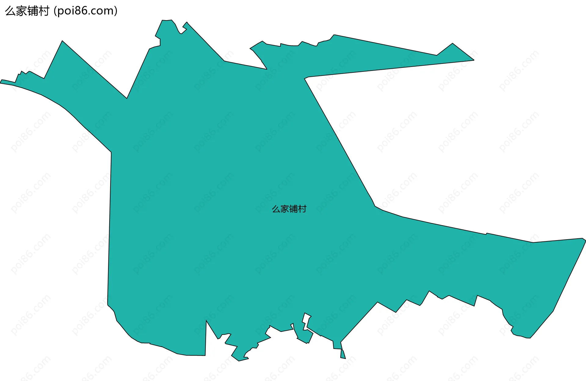 么家铺村边界地图