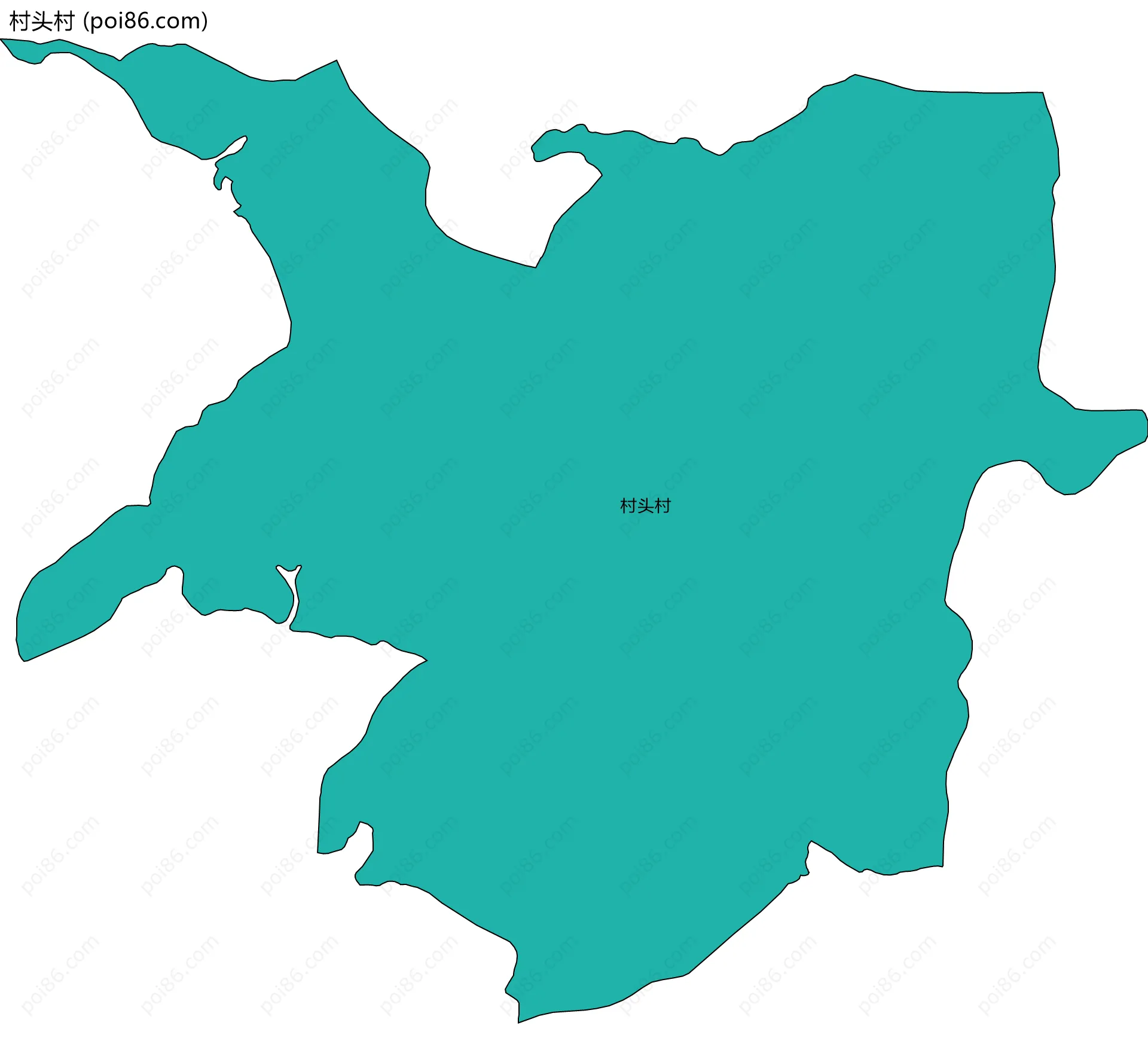 村头村边界地图
