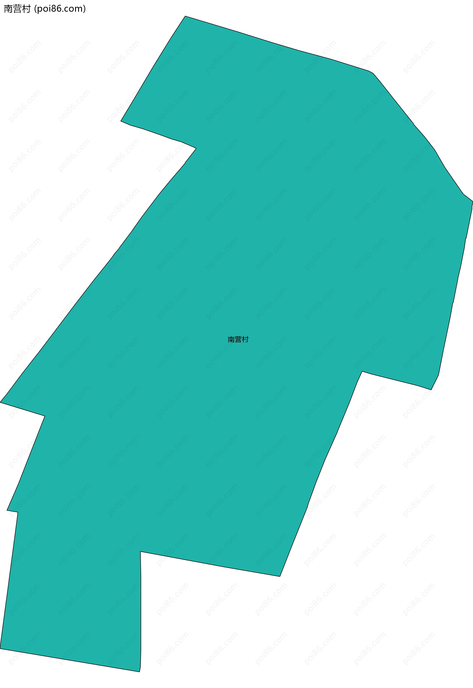 南营村边界地图