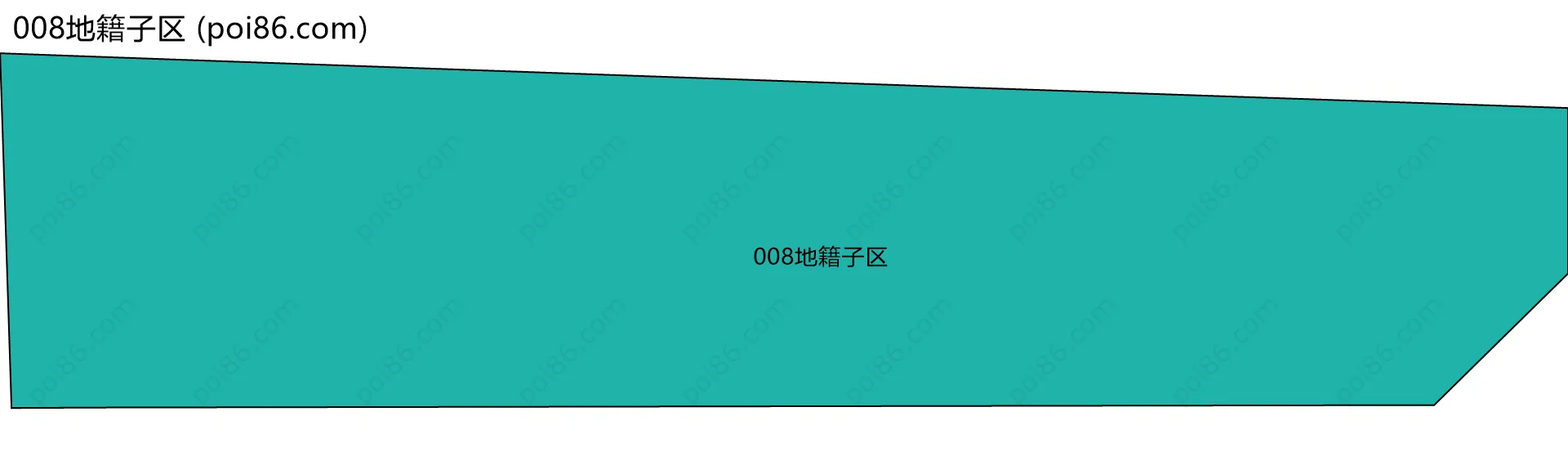 008地籍子区边界地图