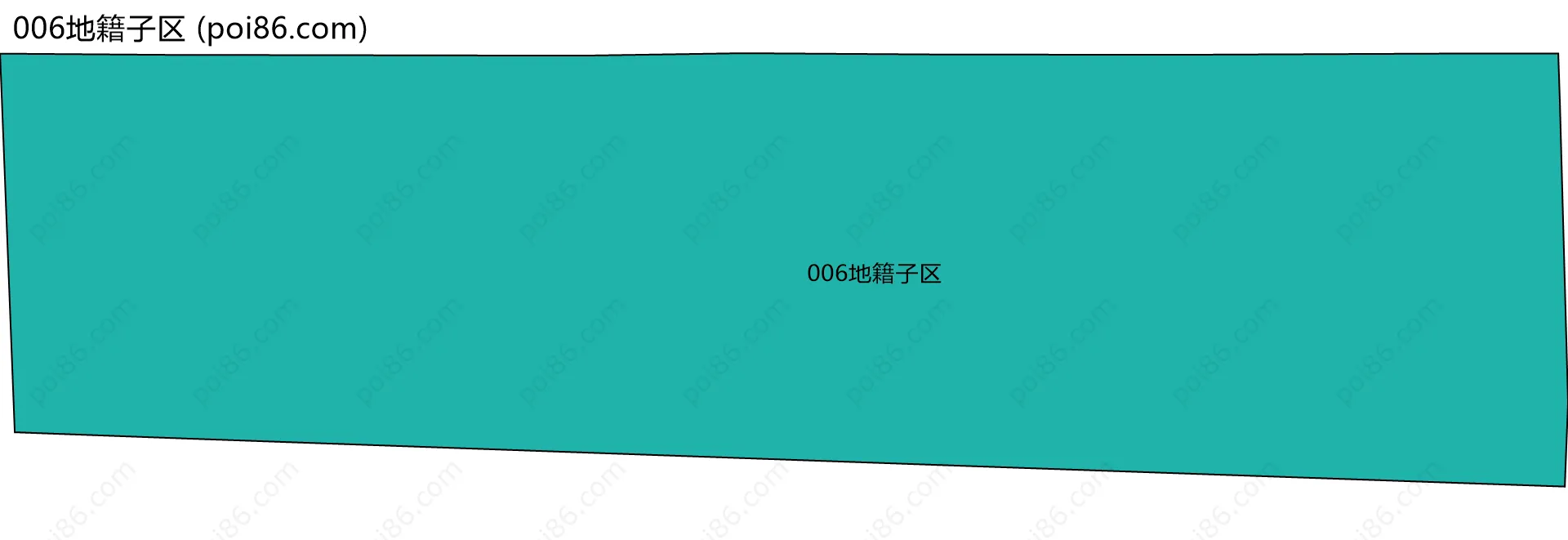 006地籍子区边界地图