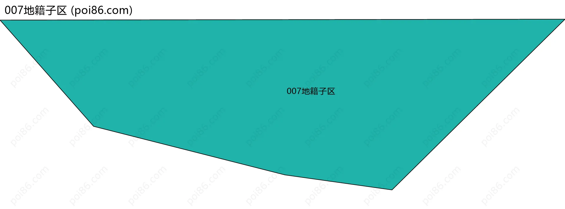 007地籍子区边界地图
