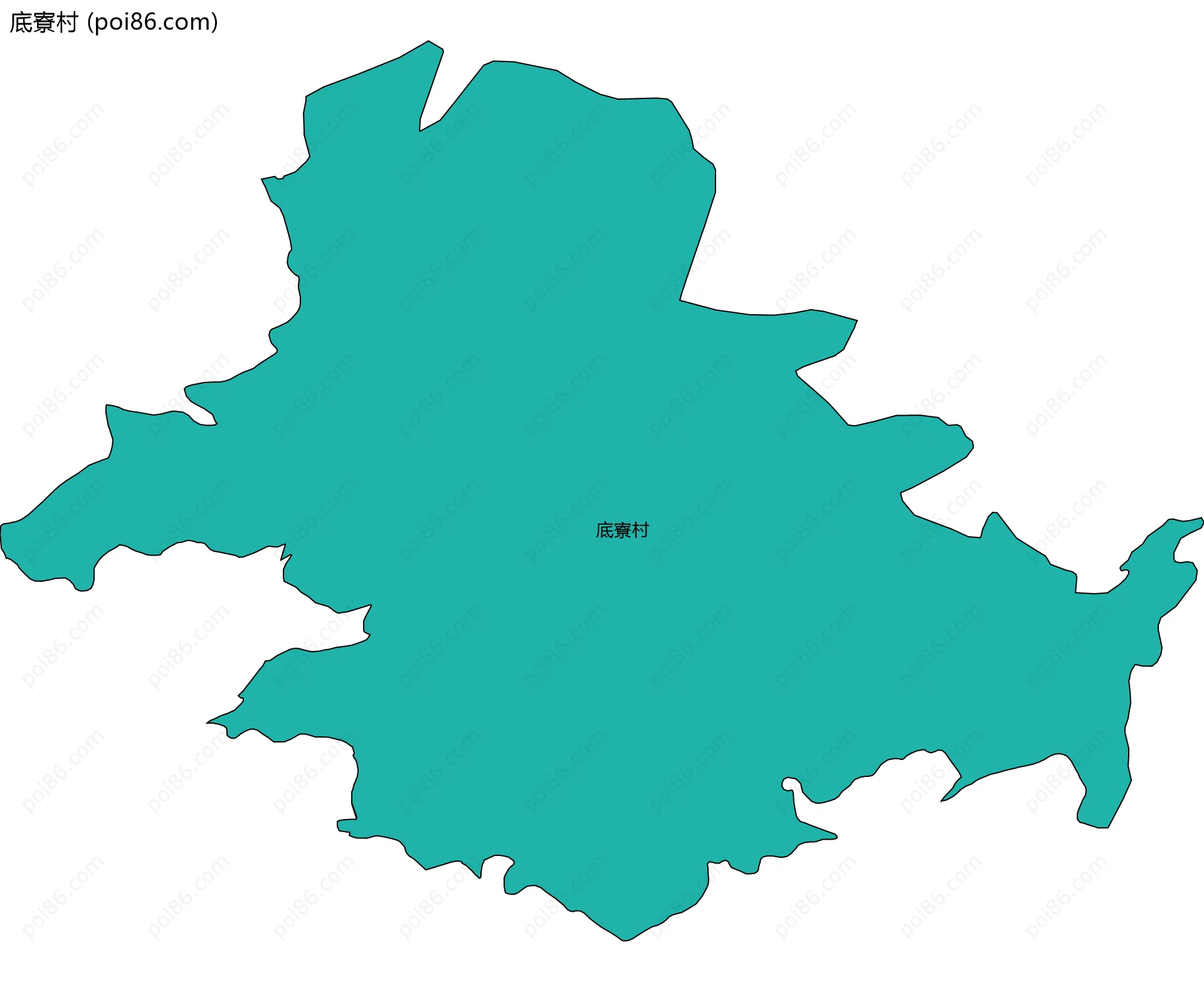 底寮村边界地图