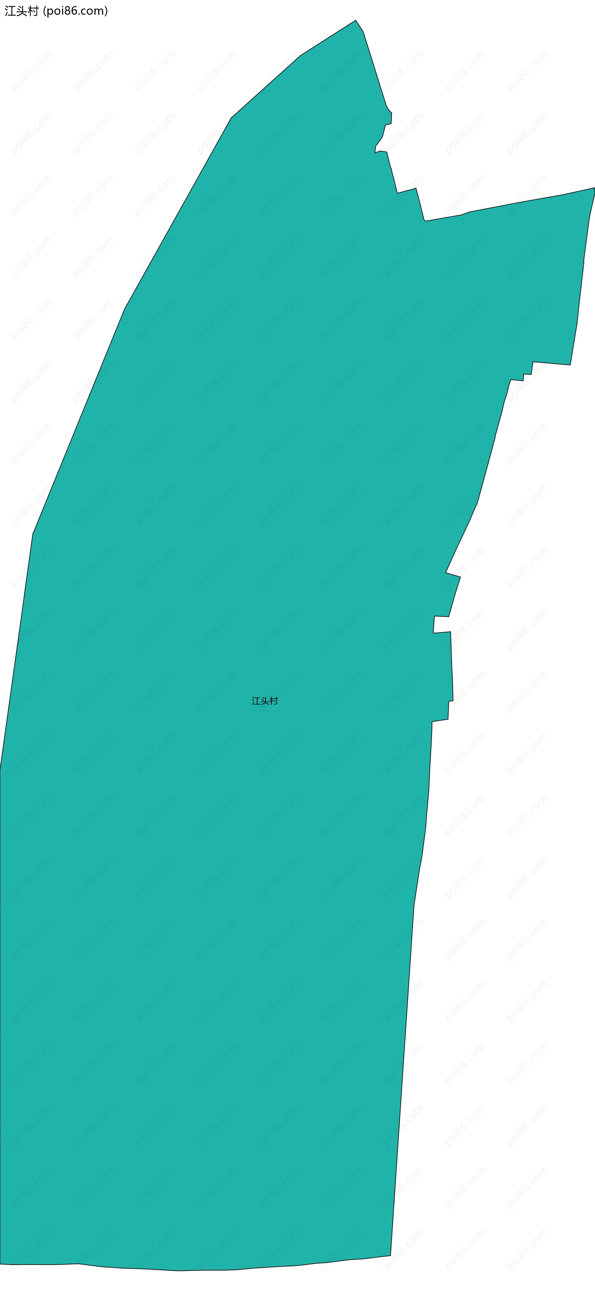 江头村边界地图
