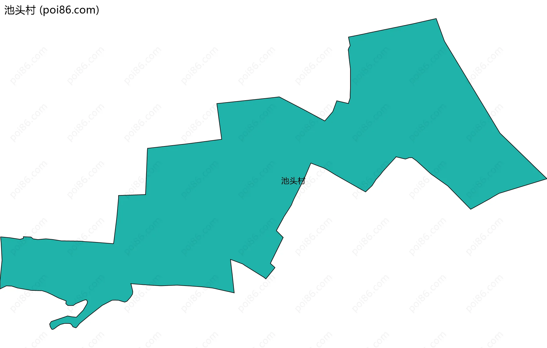 池头村边界地图