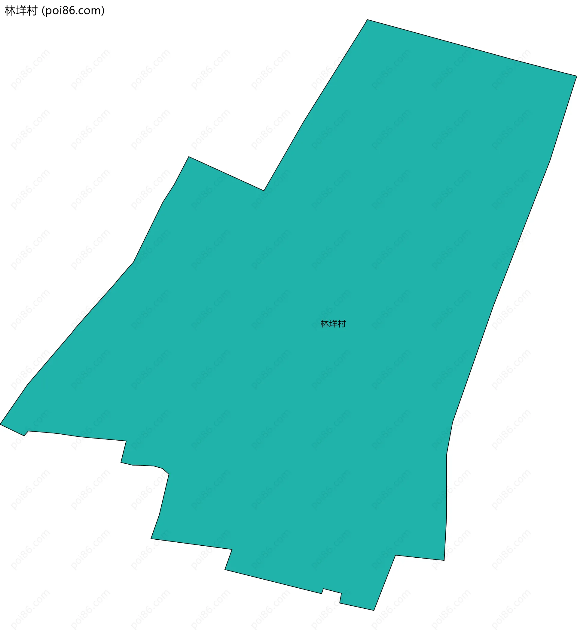 林垟村边界地图