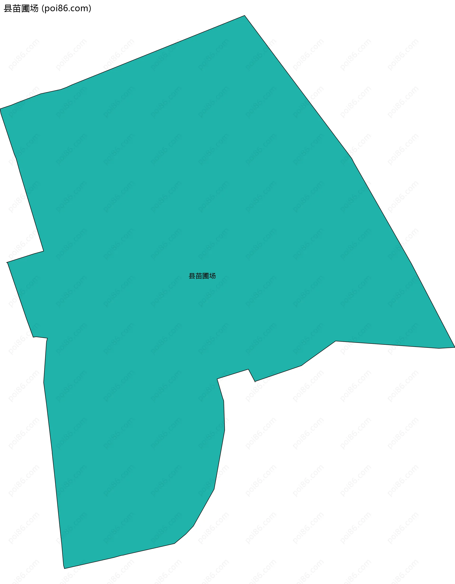 县苗圃场边界地图