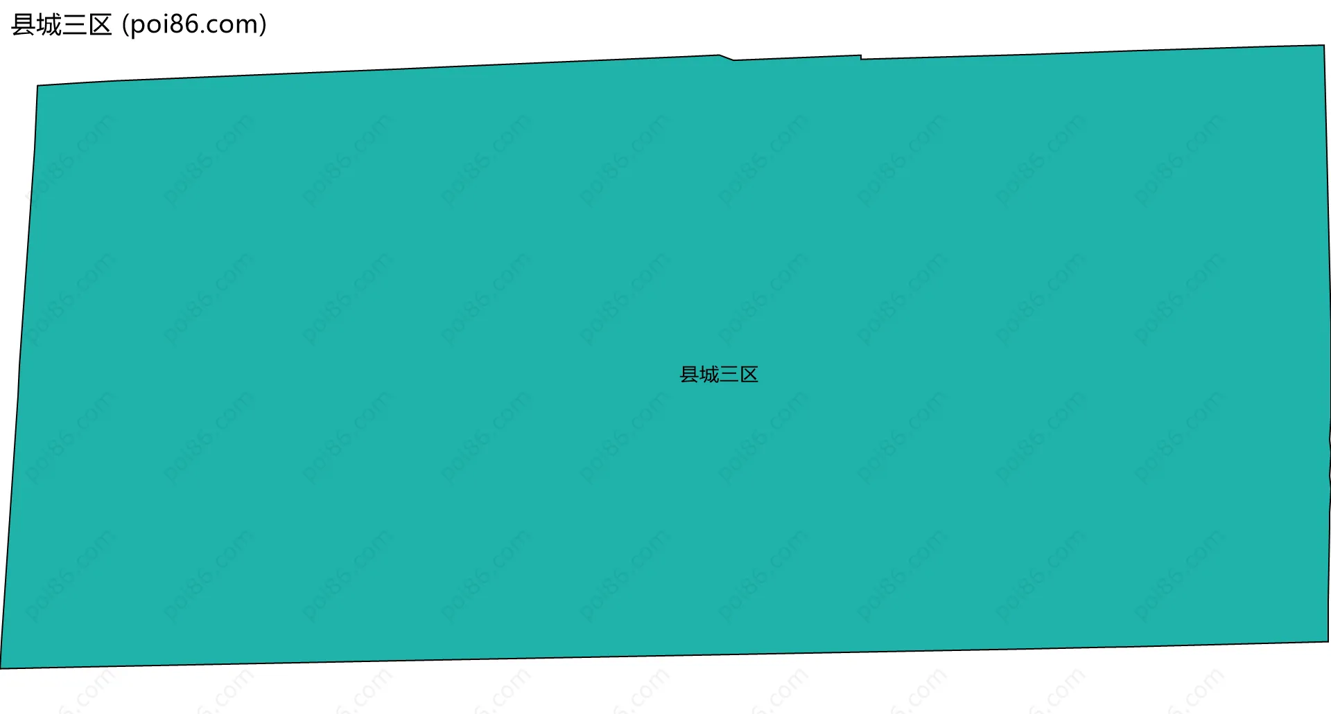 县城三区边界地图