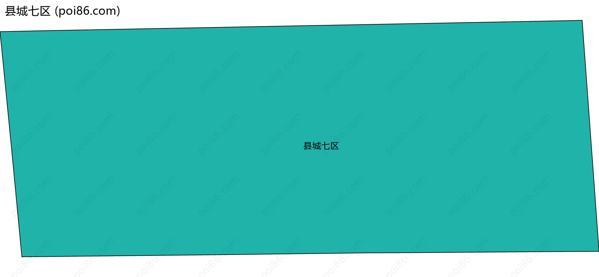 县城七区边界地图