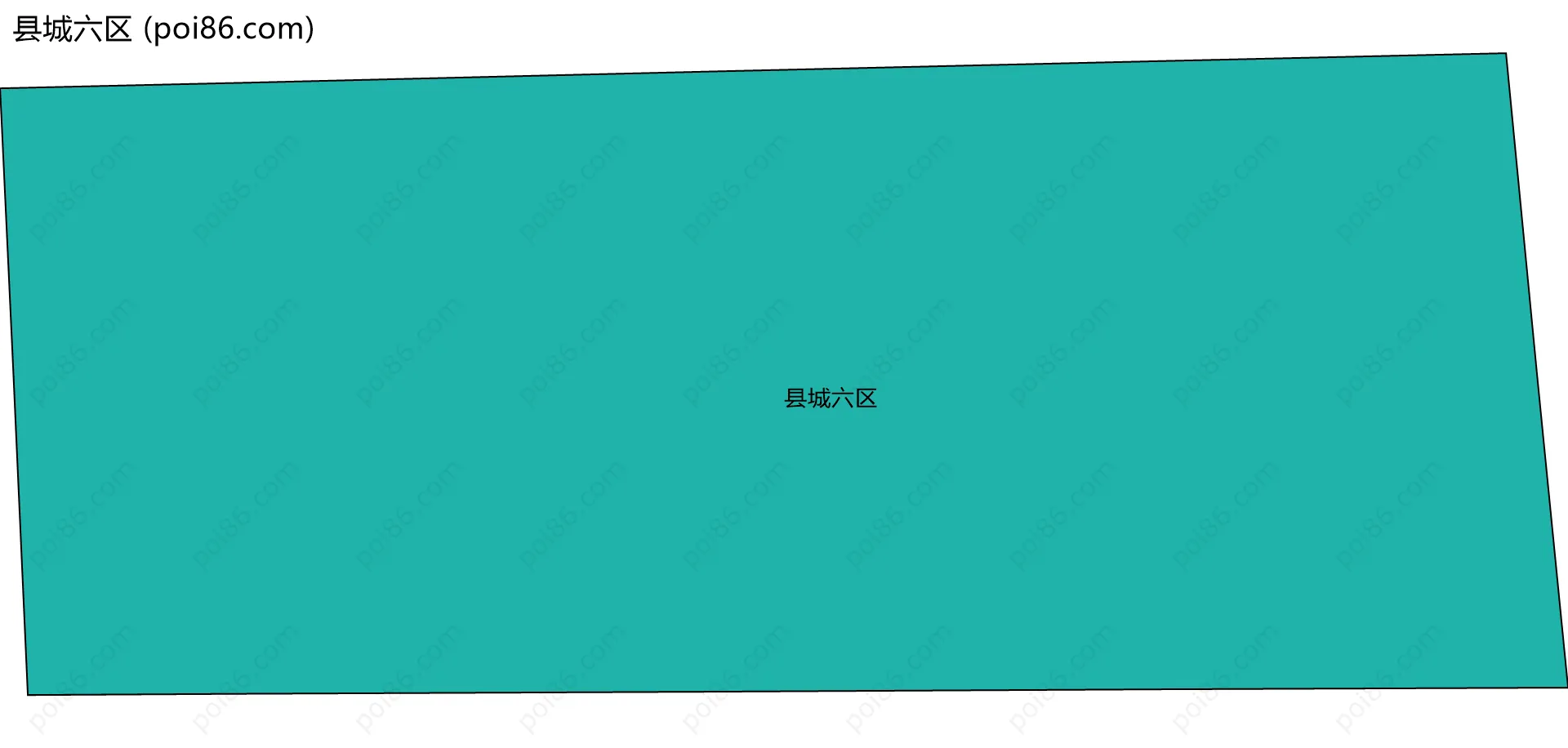 县城六区边界地图