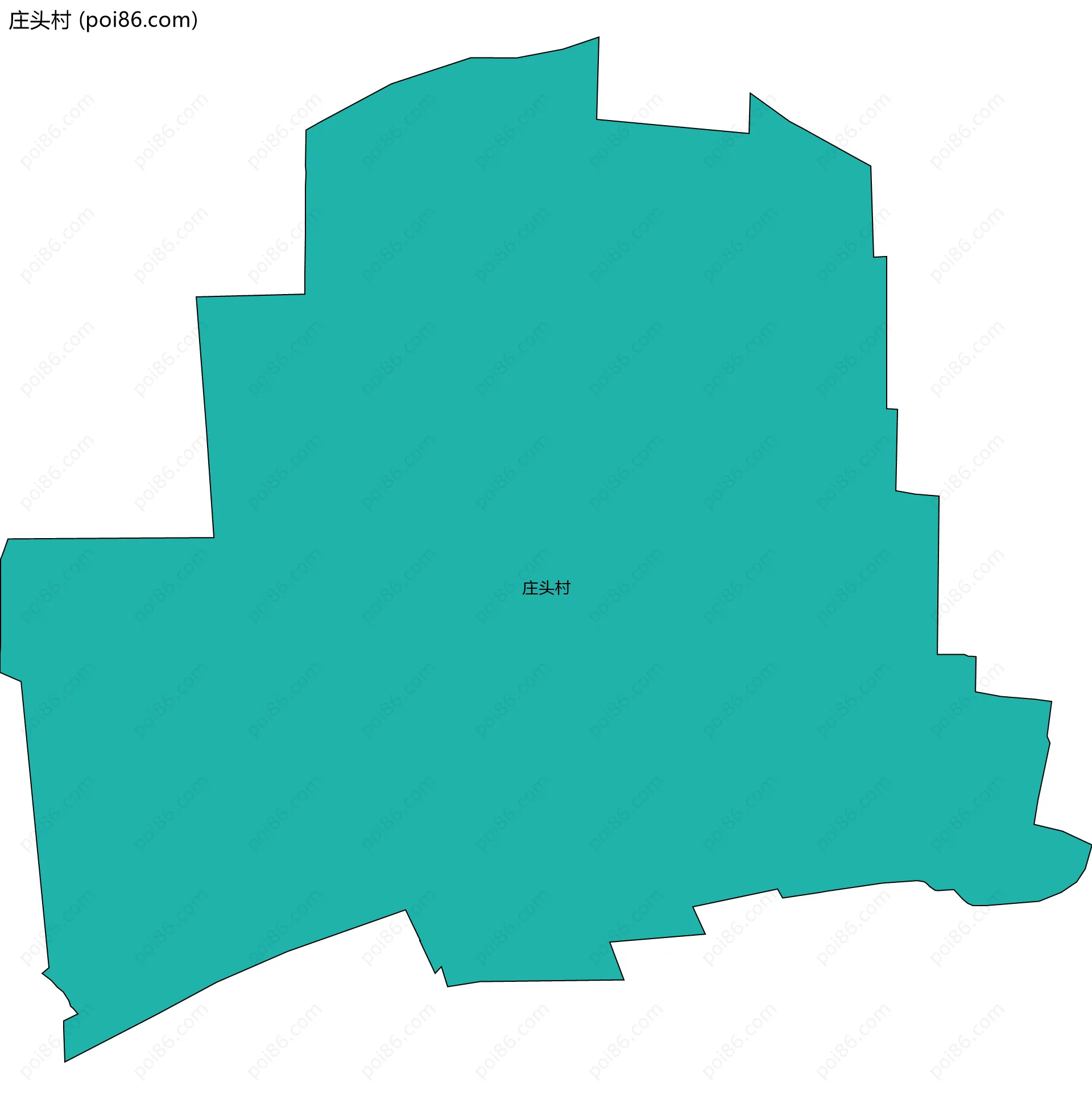 庄头村边界地图