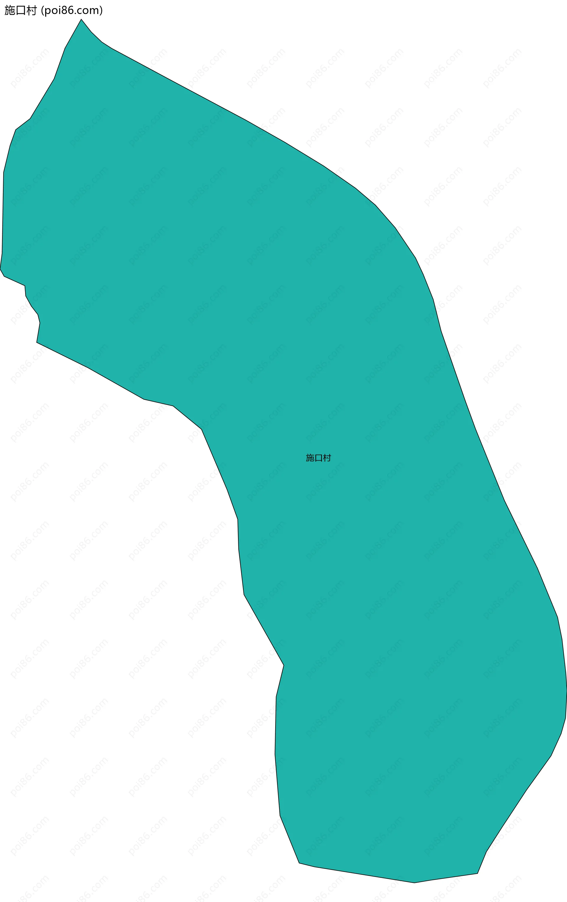 施口村边界地图