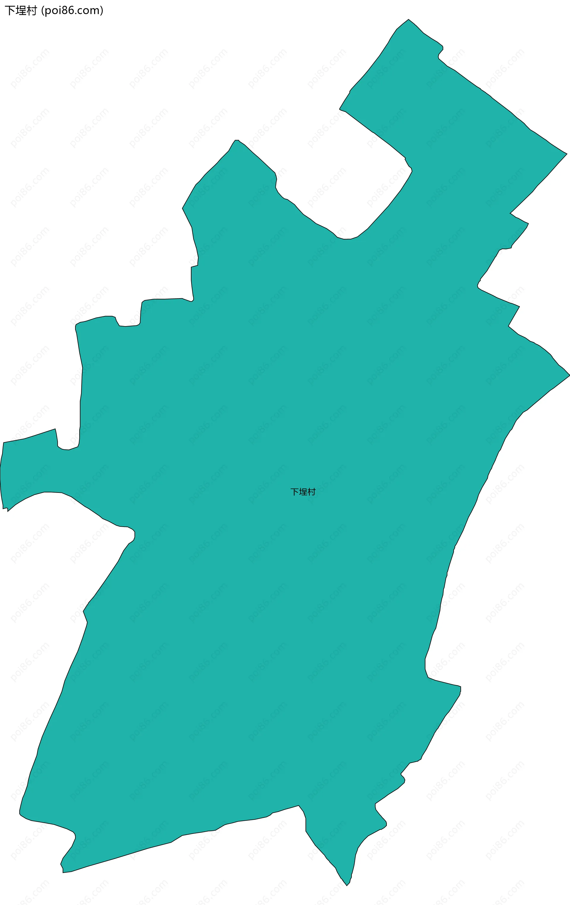下埕村边界地图