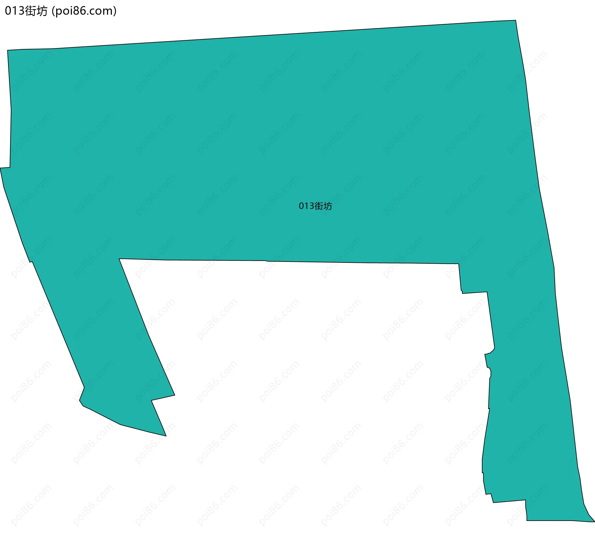 013街坊边界地图