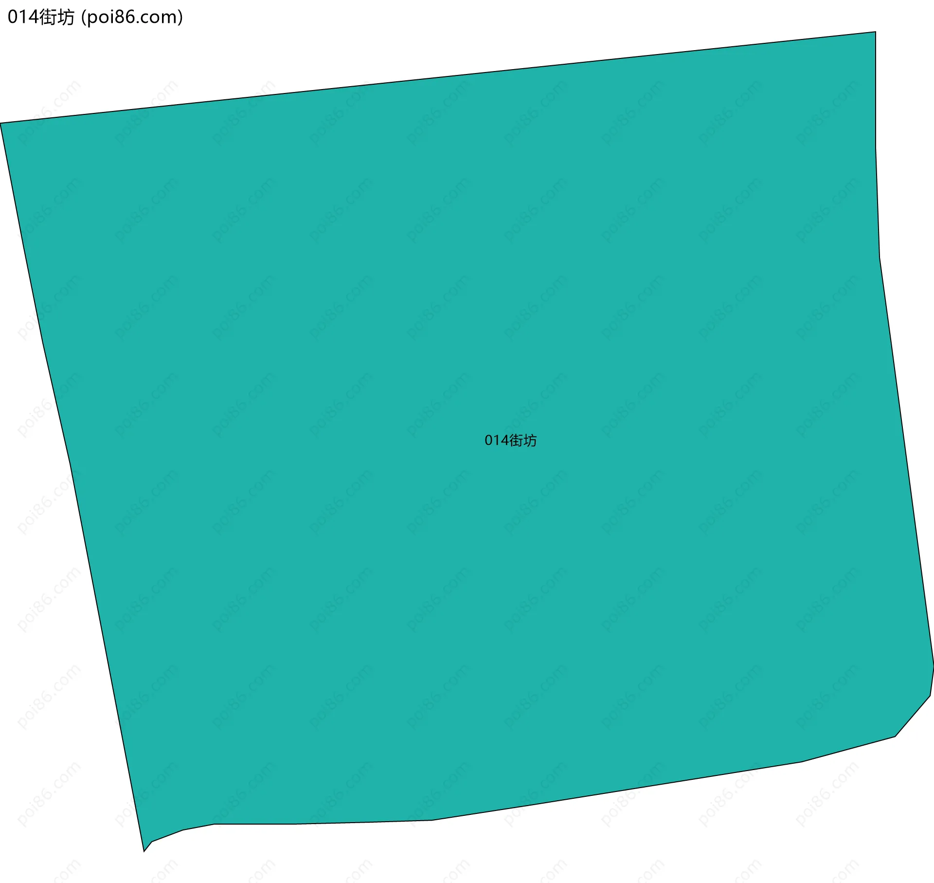 014街坊边界地图