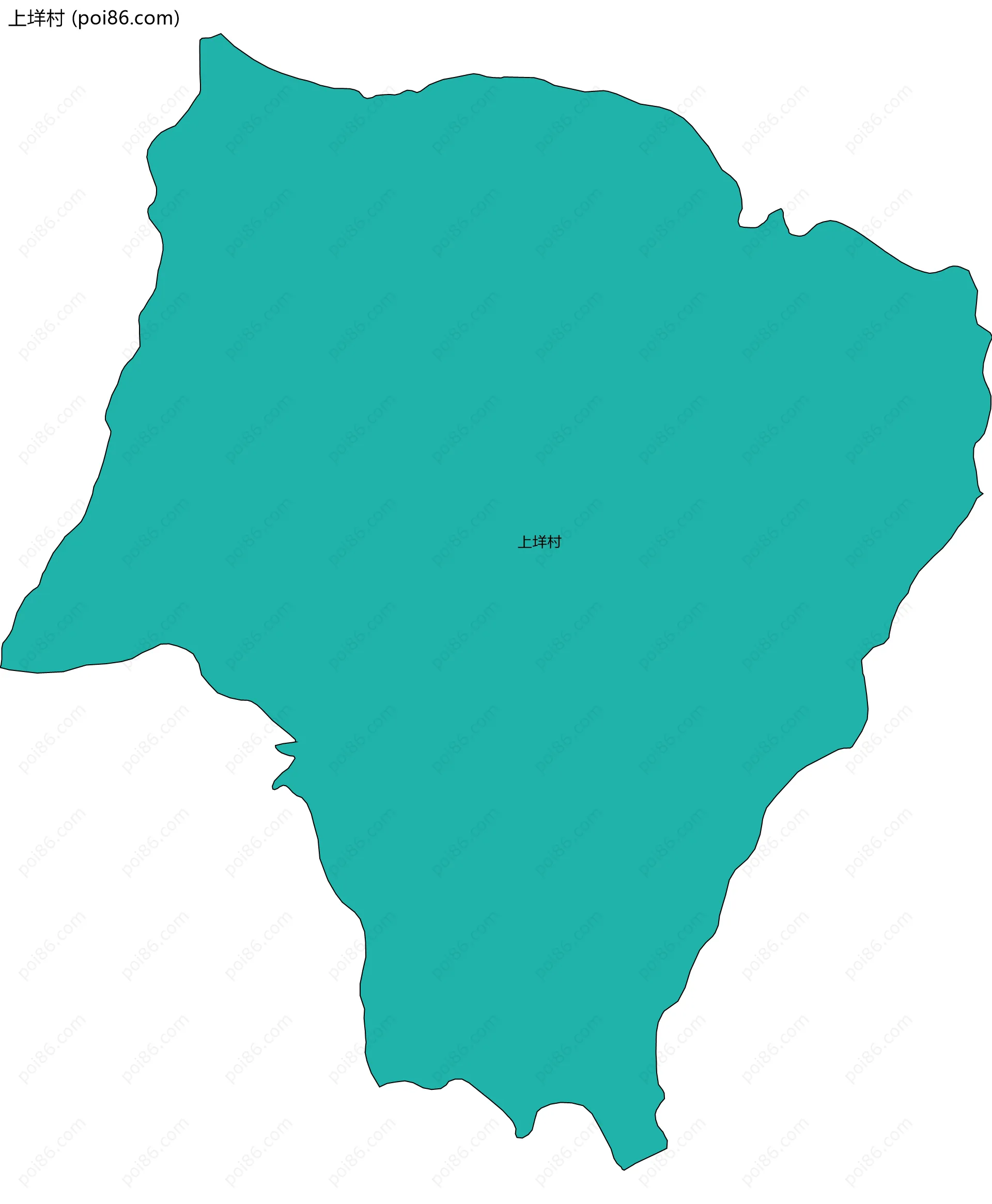 上垟村边界地图