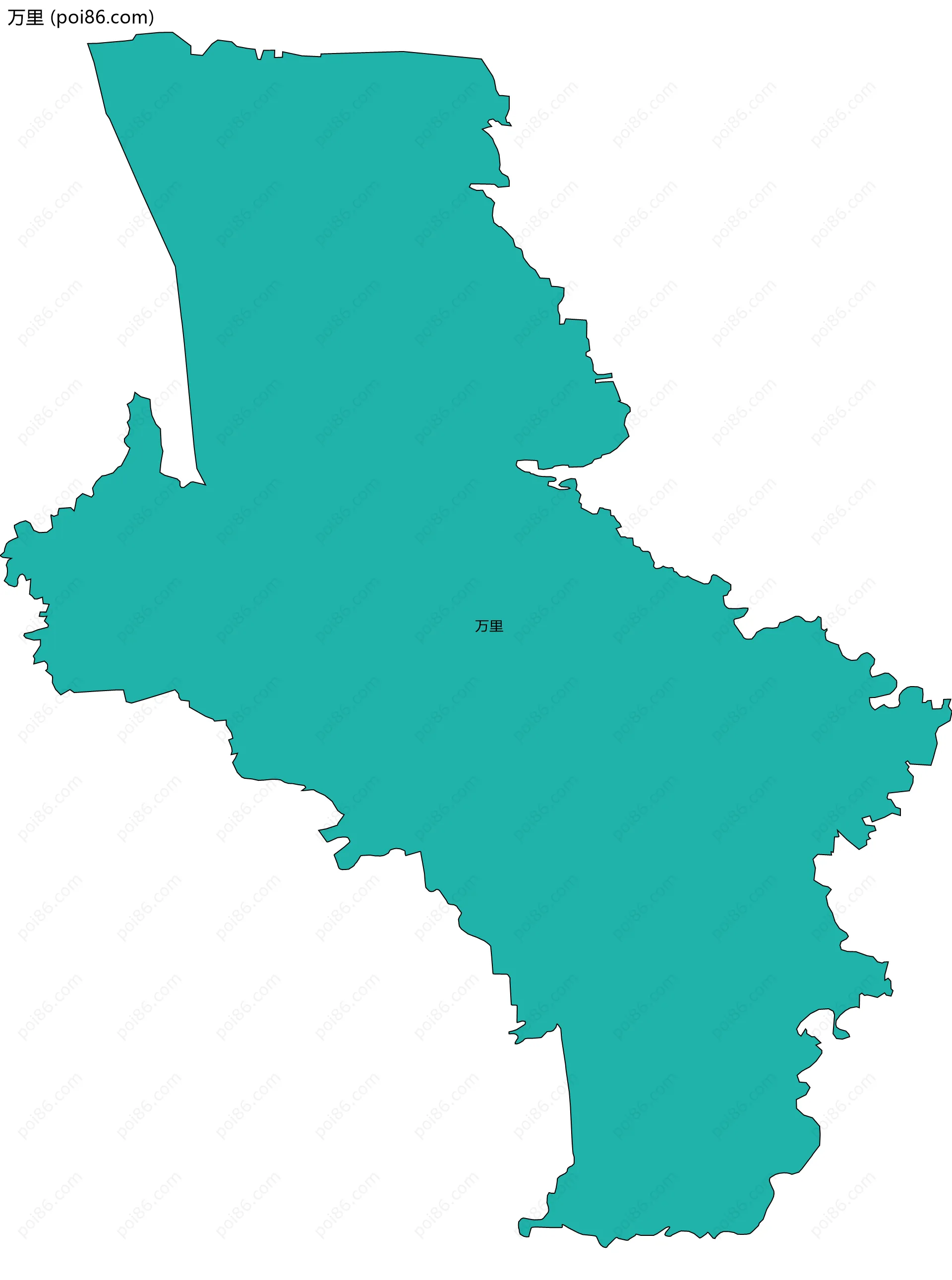 万里边界地图