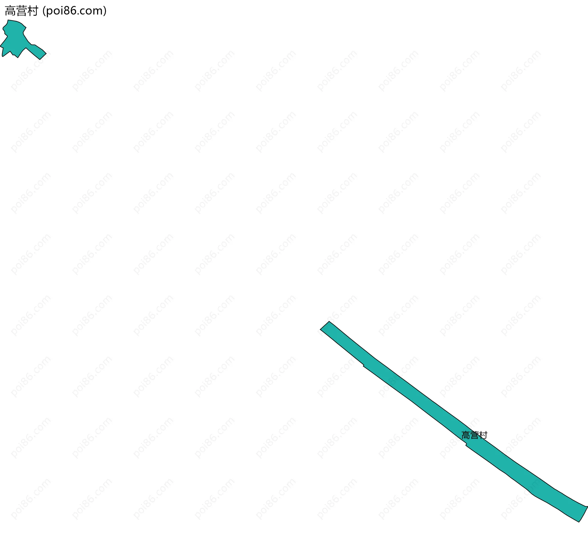 高营村边界地图