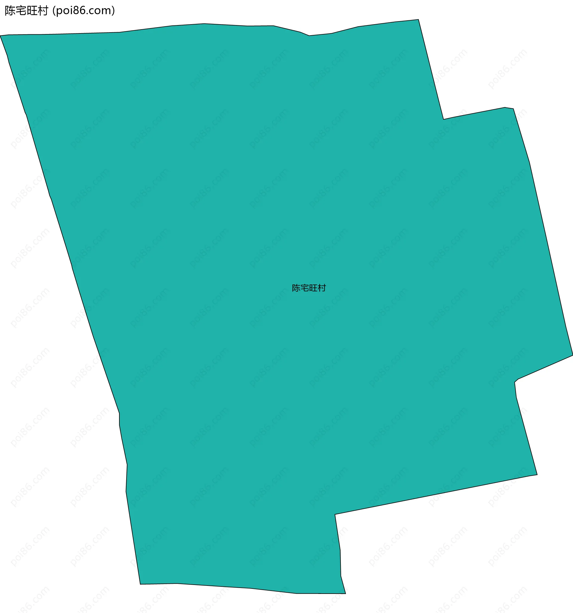 陈宅旺村边界地图